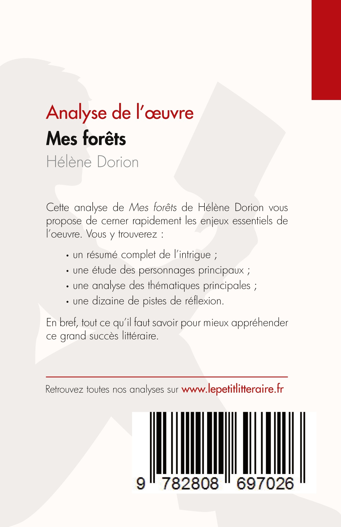 Mes forêts de Hélène Dorion (Fiche de lecture) -  Kelly Carrein - LEPETITLITTERAI