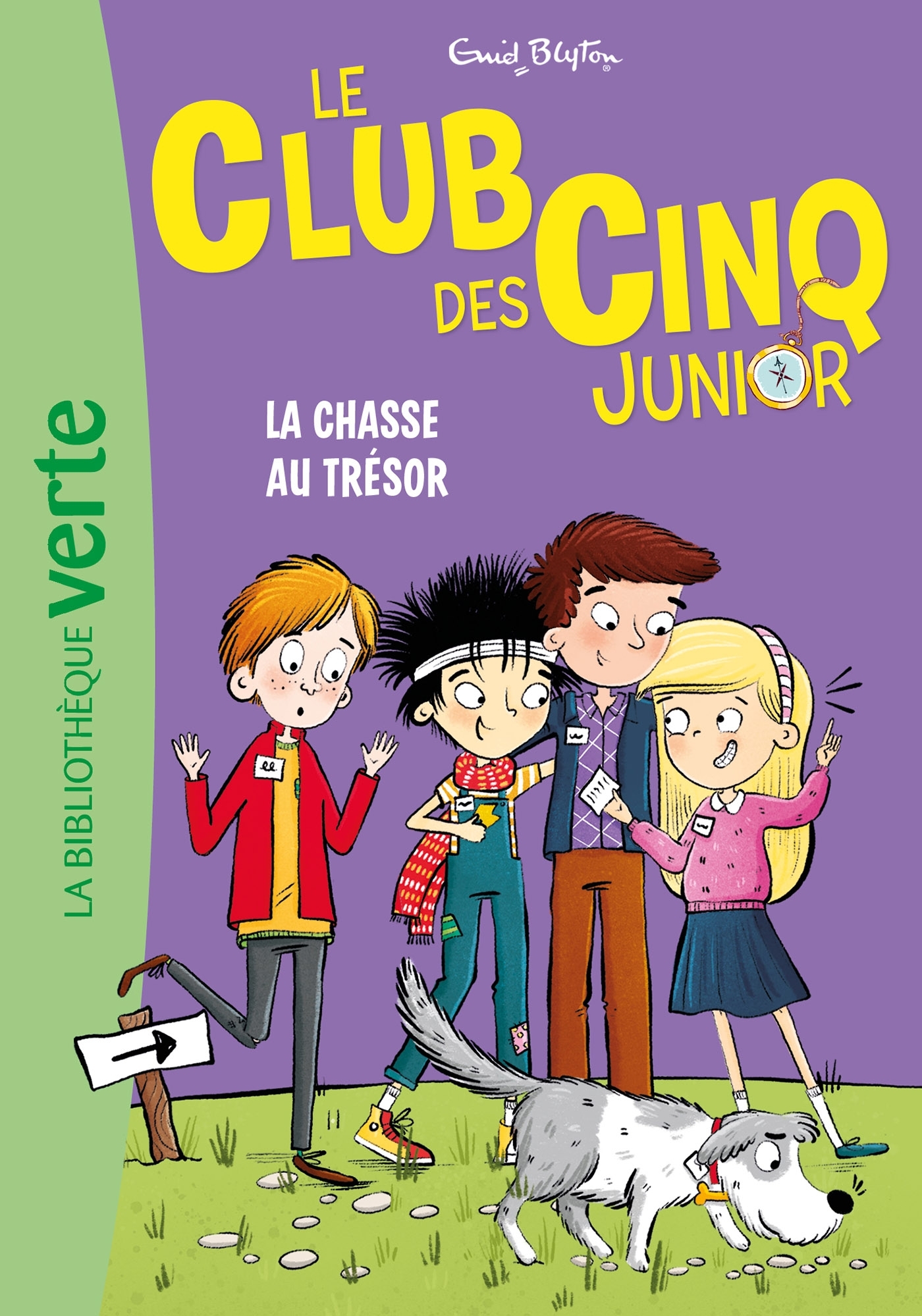 Le Club des Cinq Junior, Tome 19 - La chasse au trésor - Enid Blyton - HACHETTE JEUN.