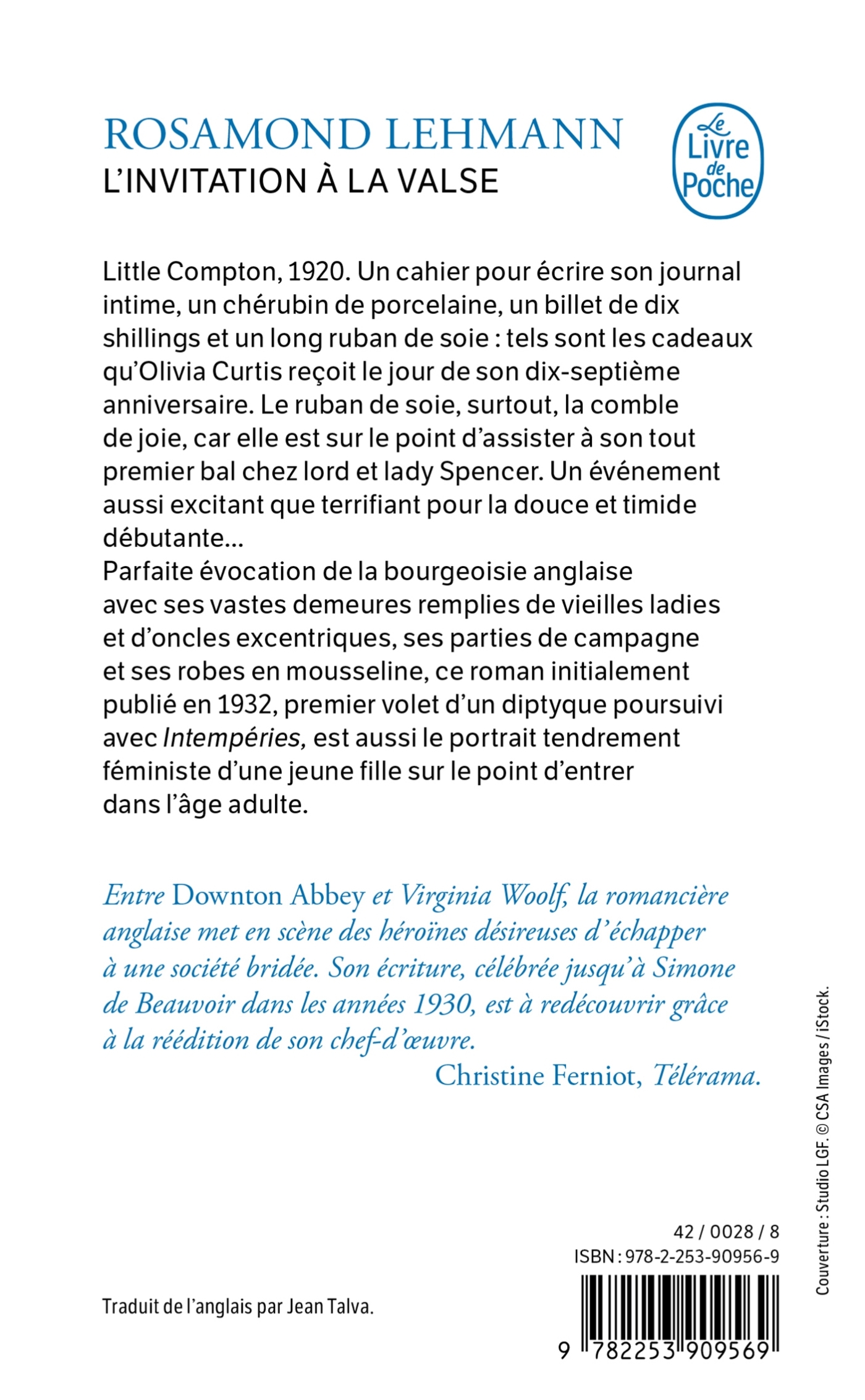 L'Invitation à la valse - Rosamond Lehmann - LGF