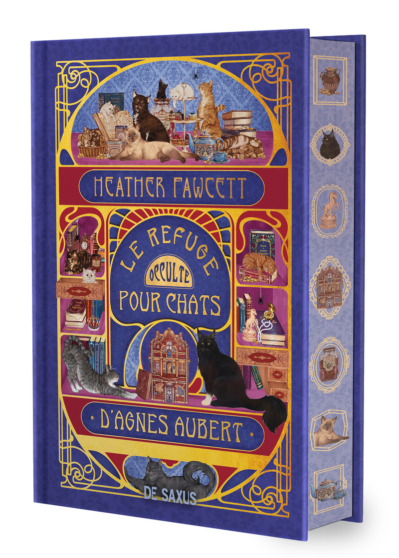 Le Refuge occulte pour chats d'Agnes Aubert (relié collector) - Heather Fawcett - DE SAXUS