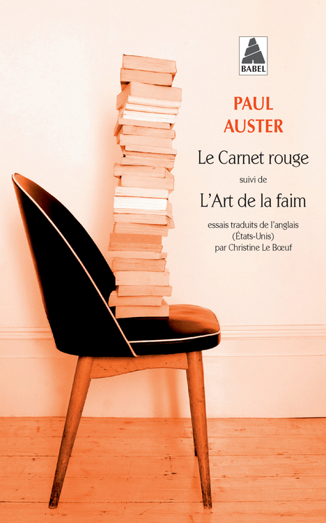 Le Carnet rouge suivi de L'Art de la faim - Paul Auster - ACTES SUD