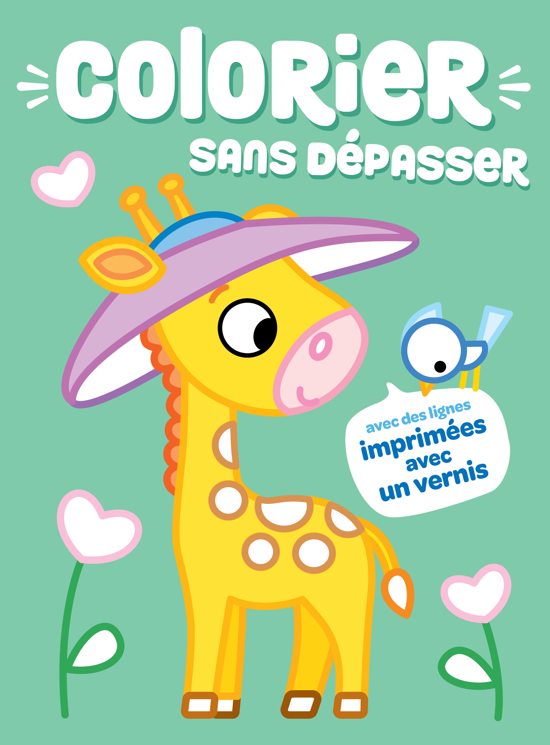 Girafe - Colorier sans dépasser  -  - YOYO