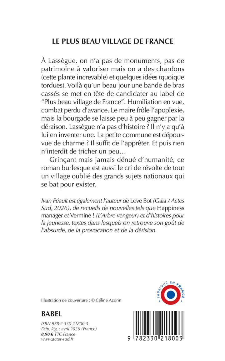 Le Plus Beau Village de France - Ivan PEAULT - ACTES SUD