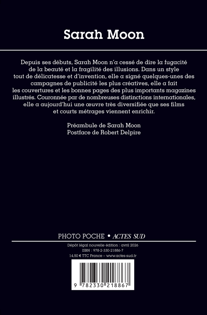 Sarah Moon - Sarah Moon, Robert Delpire - ACTES SUD