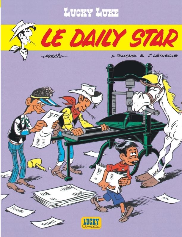 Lucky Luke - Tome 23 - Le Daily Star -  Léturgie Jean,  Fauche - LUCKY