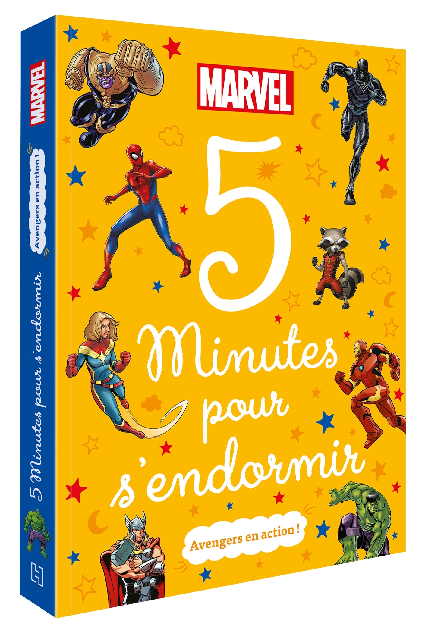 MARVEL - 5 minutes pour s'endormir - Avengers en action ! -  Collectif - DISNEY HACHETTE