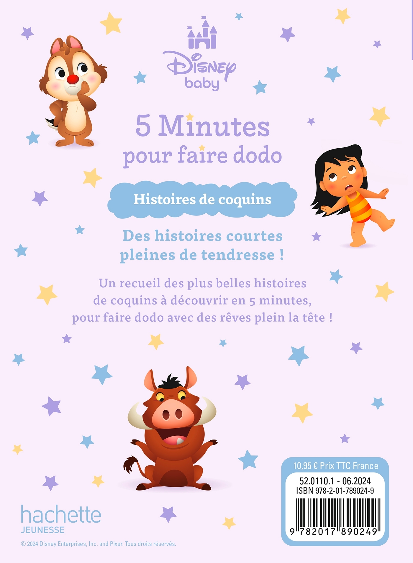 DISNEY BABY - 5 minutes pour faire dodo (0-3 ans) - Histoires de coquins - XXX - DISNEY HACHETTE