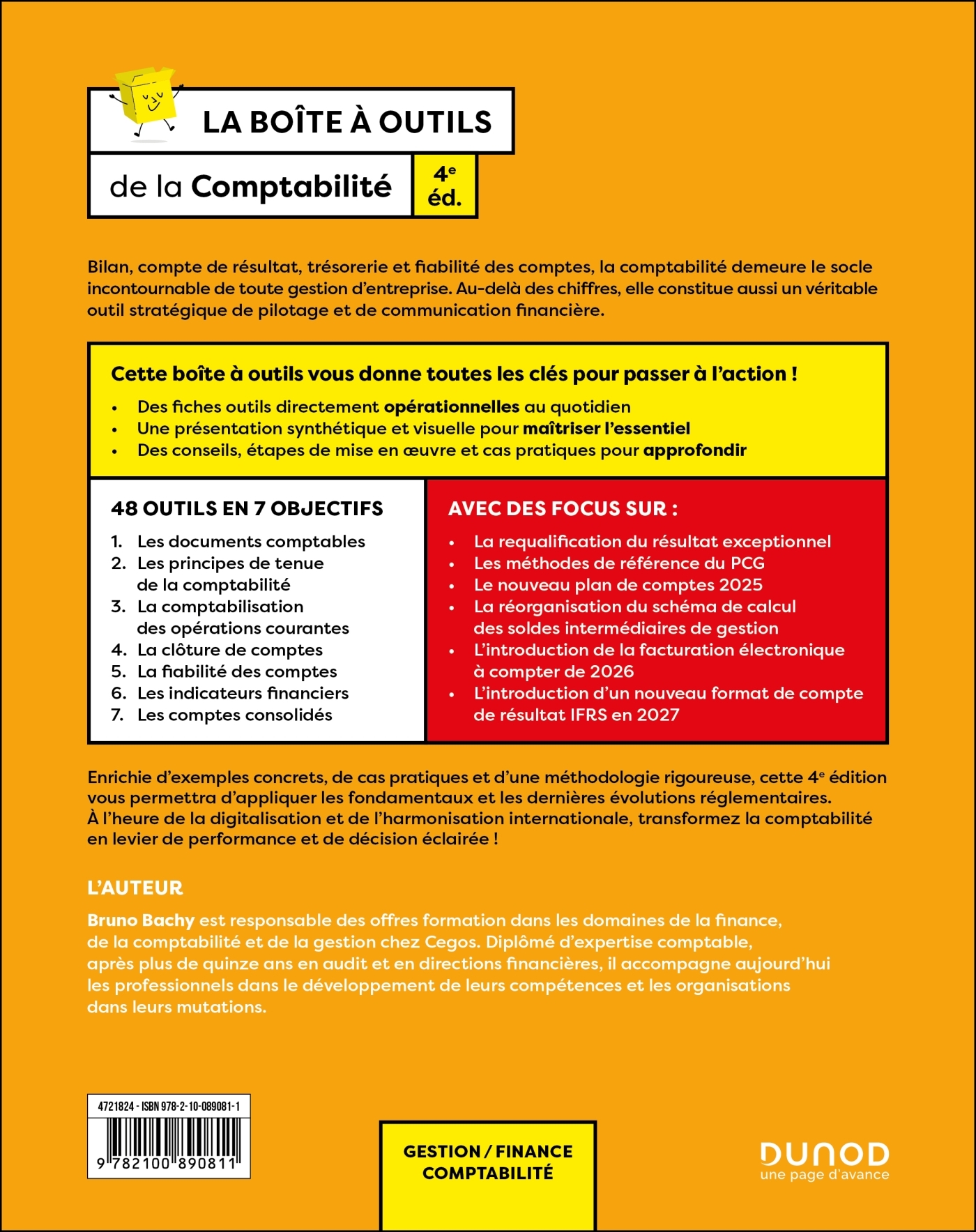 La boîte à outils de la comptabilité - 4e éd. - Bruno Bachy - DUNOD