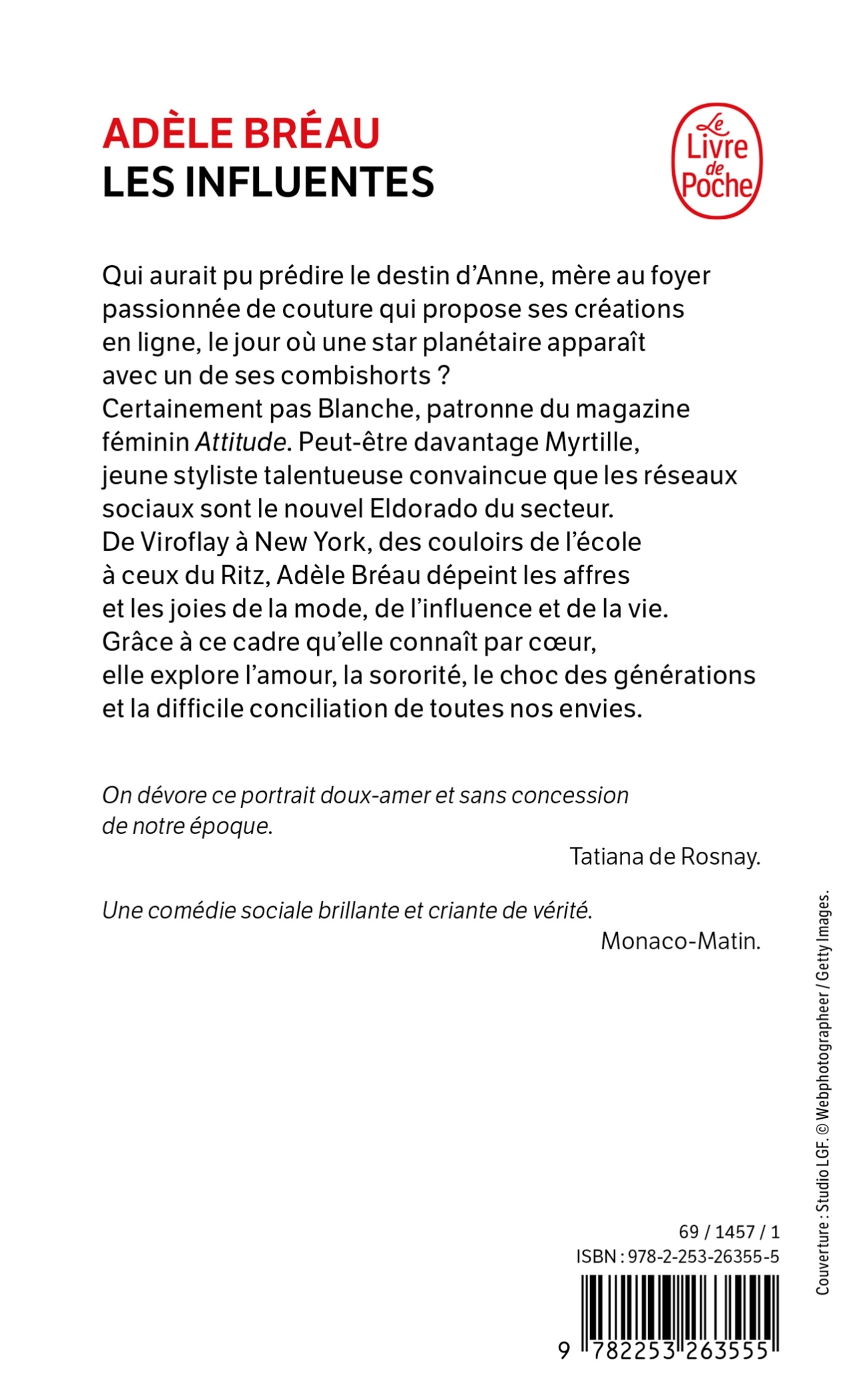 Les Influentes - Adèle Bréau - LGF