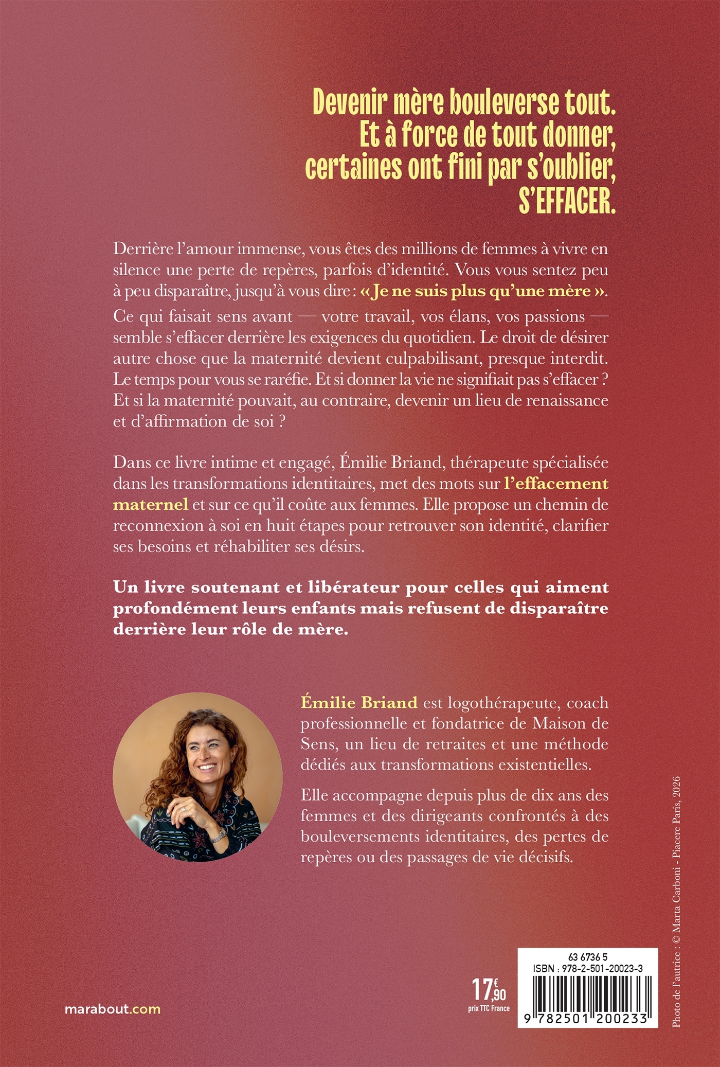 Etre plus qu'une mère - Emilie Briand - MARABOUT