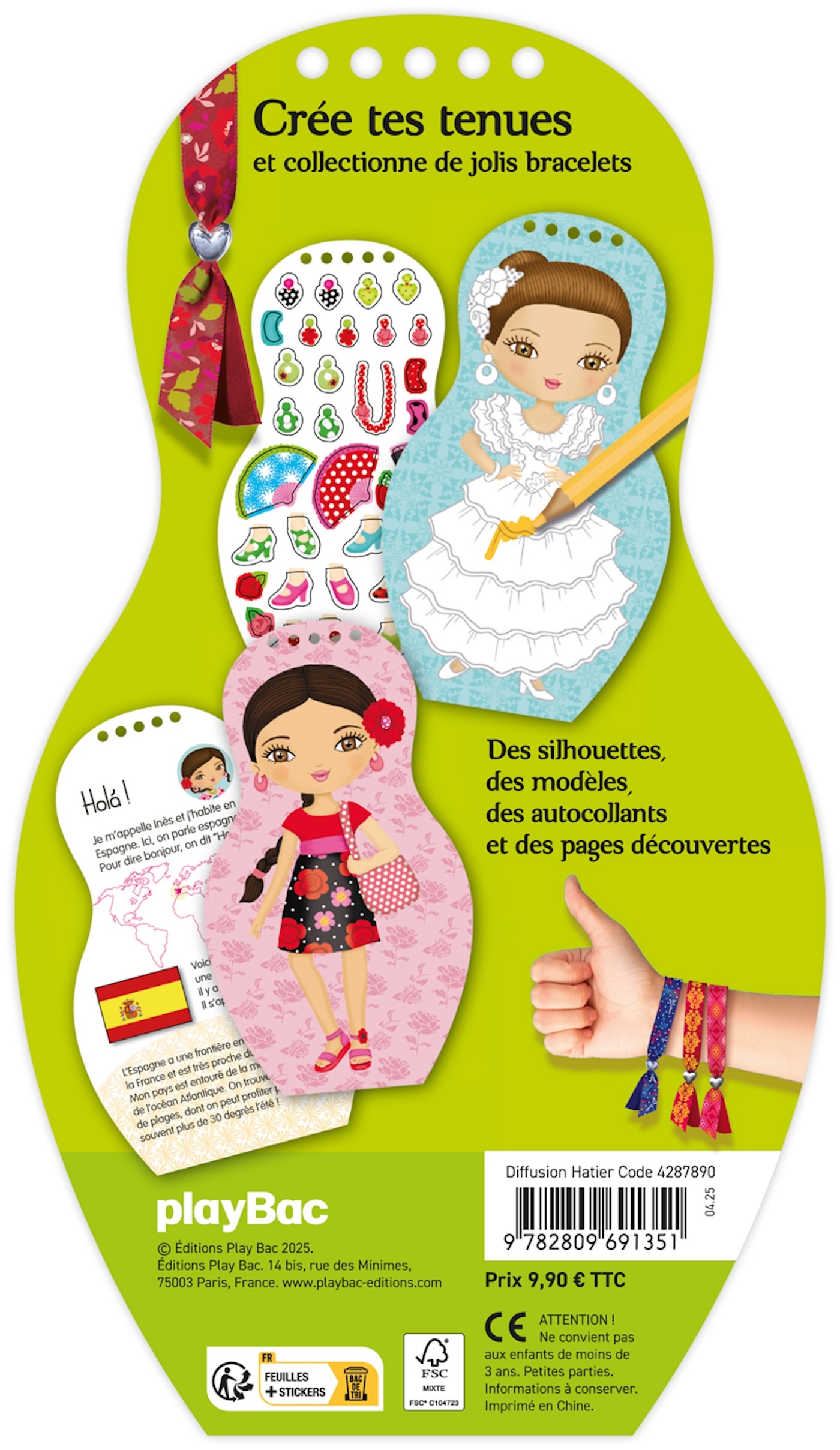 Minimiki - Carnet créatif - Inès en Espagne  nouvelle édition 2025 -  - PLAY BAC