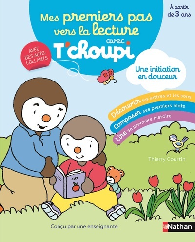 Mes premiers pas vers la lecture avec T'choupi - Séverine de Pous Collin - NATHAN