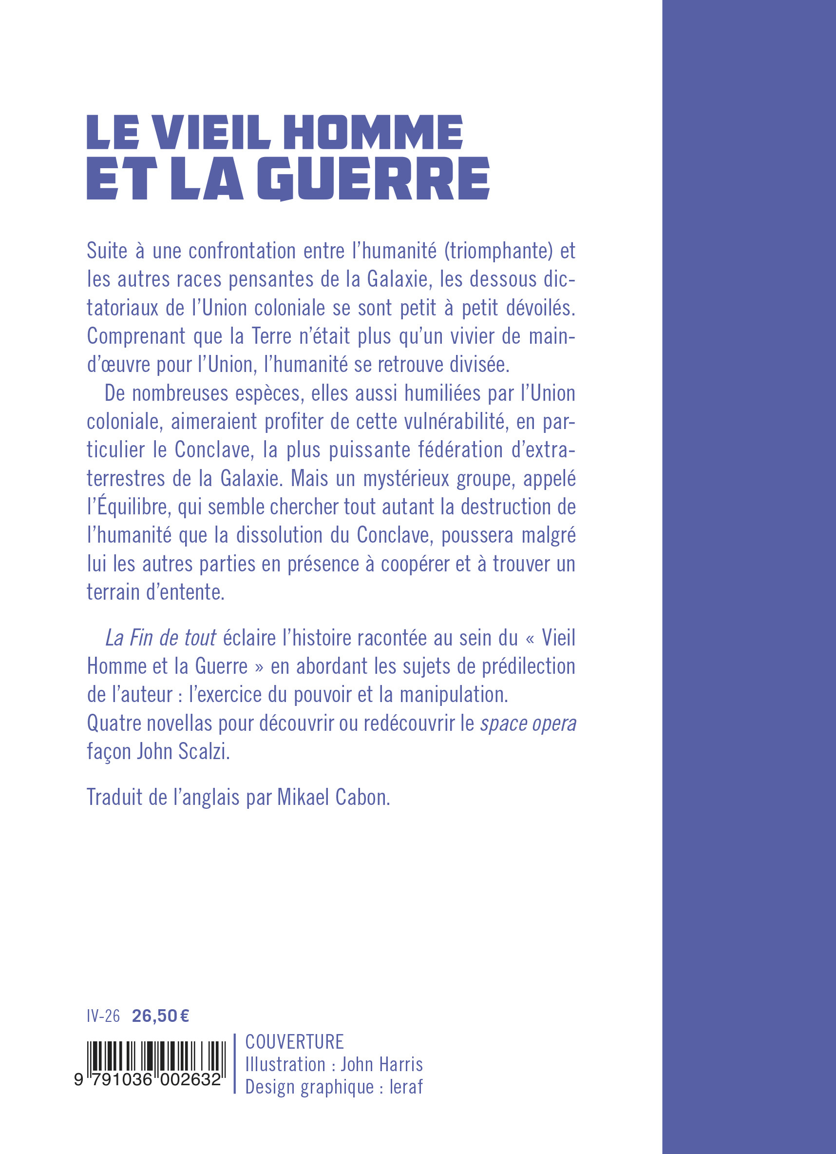 La fin de tout - John Scalzi - ATALANTE