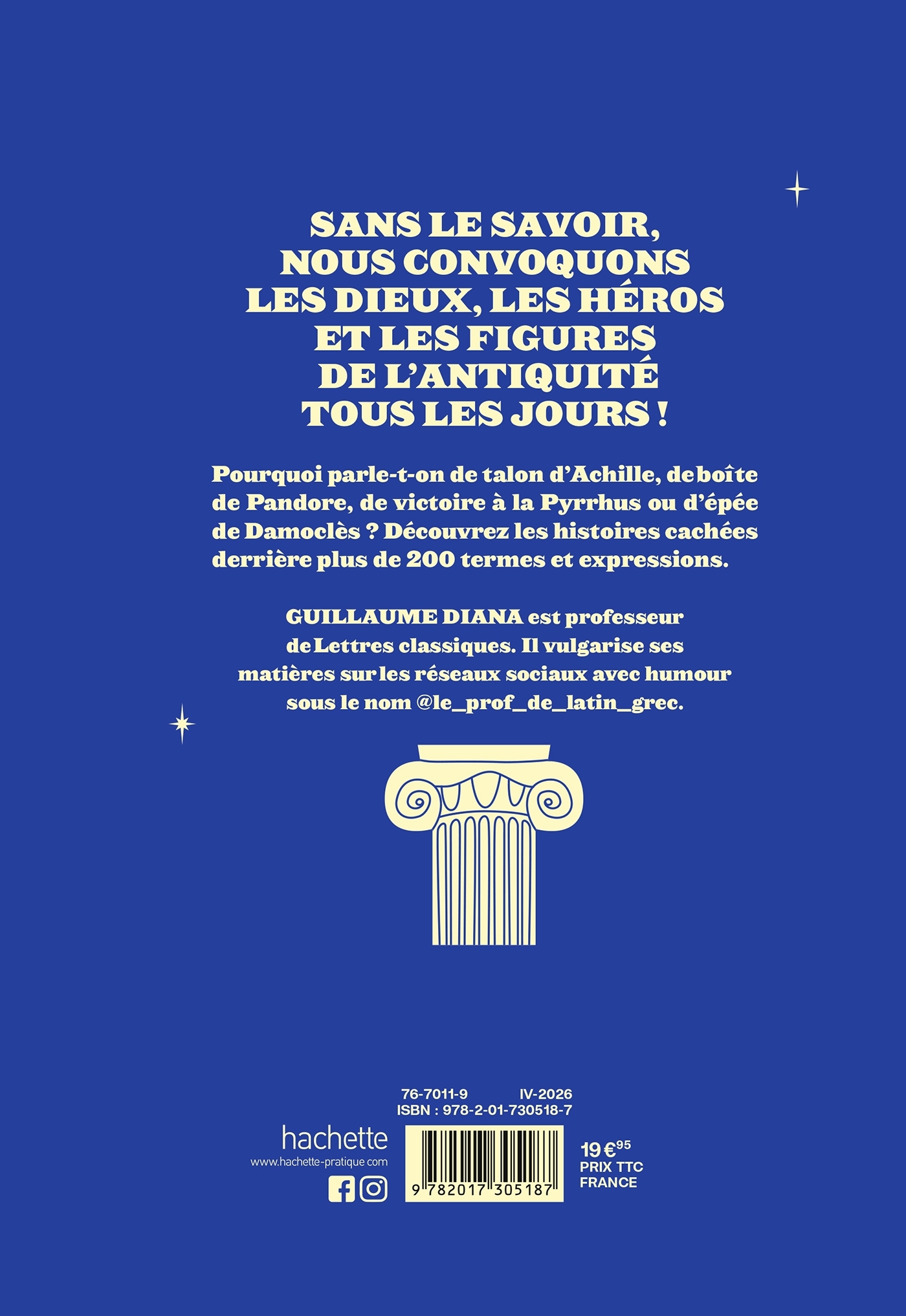 Vous Parlez Grec & Latin sans le savoir - Guillaume Diana - HACHETTE PRAT