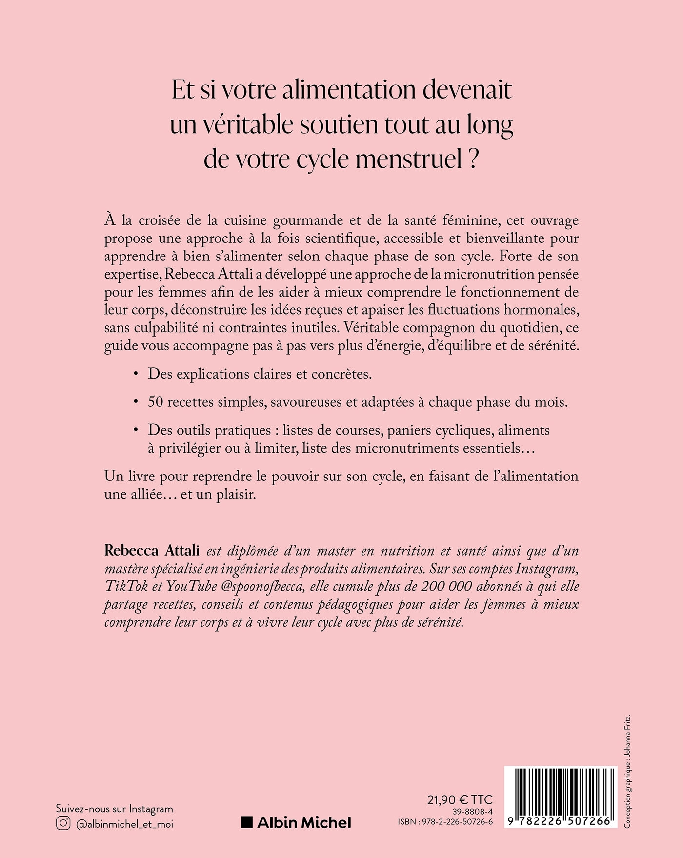 Cuisiner avec son cycle - Rebecca Attali,  @spoonofbecca - ALBIN MICHEL