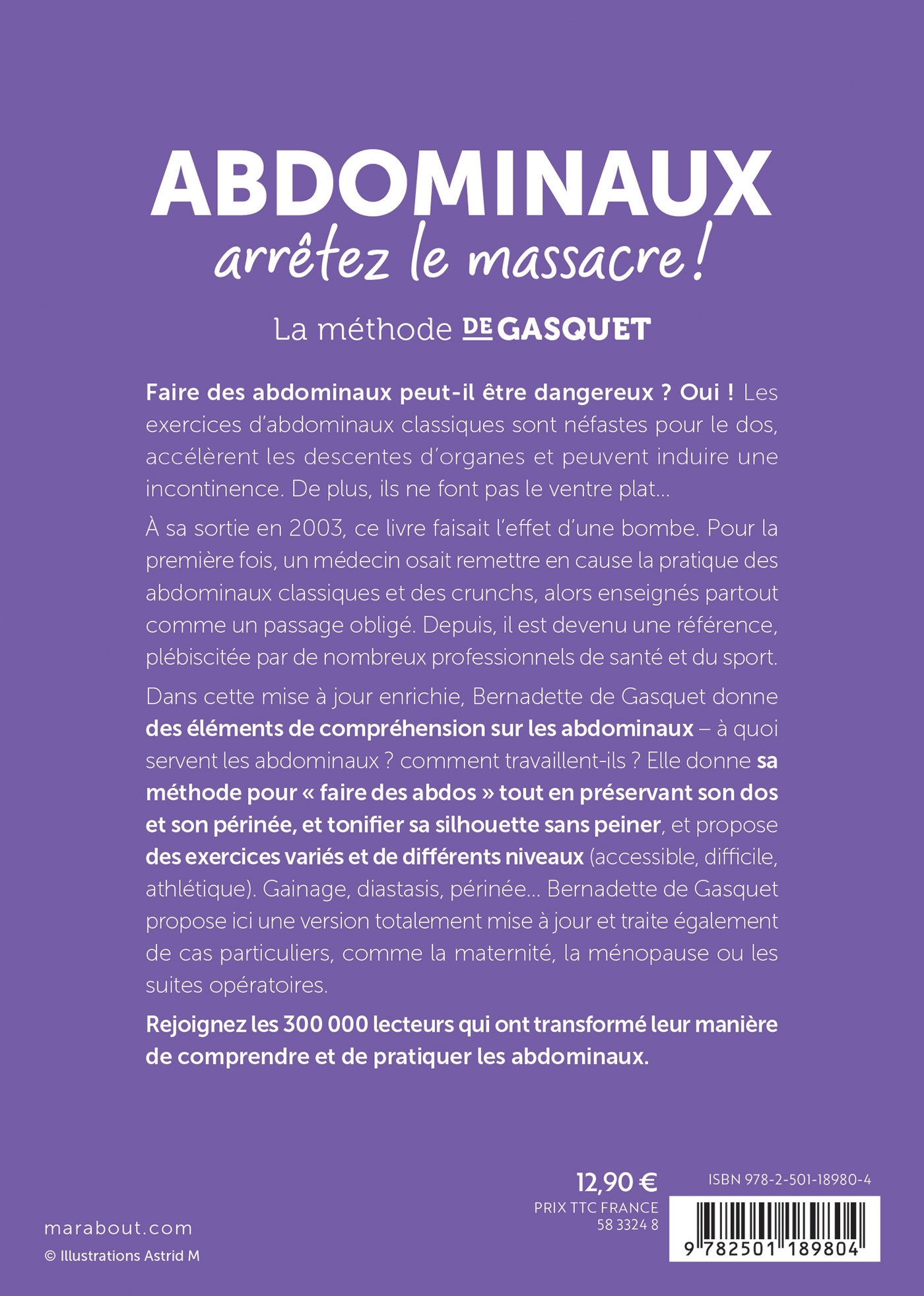 Abdominaux, arrêtez le massacre ! - Bernadette de Gasquet - MARABOUT