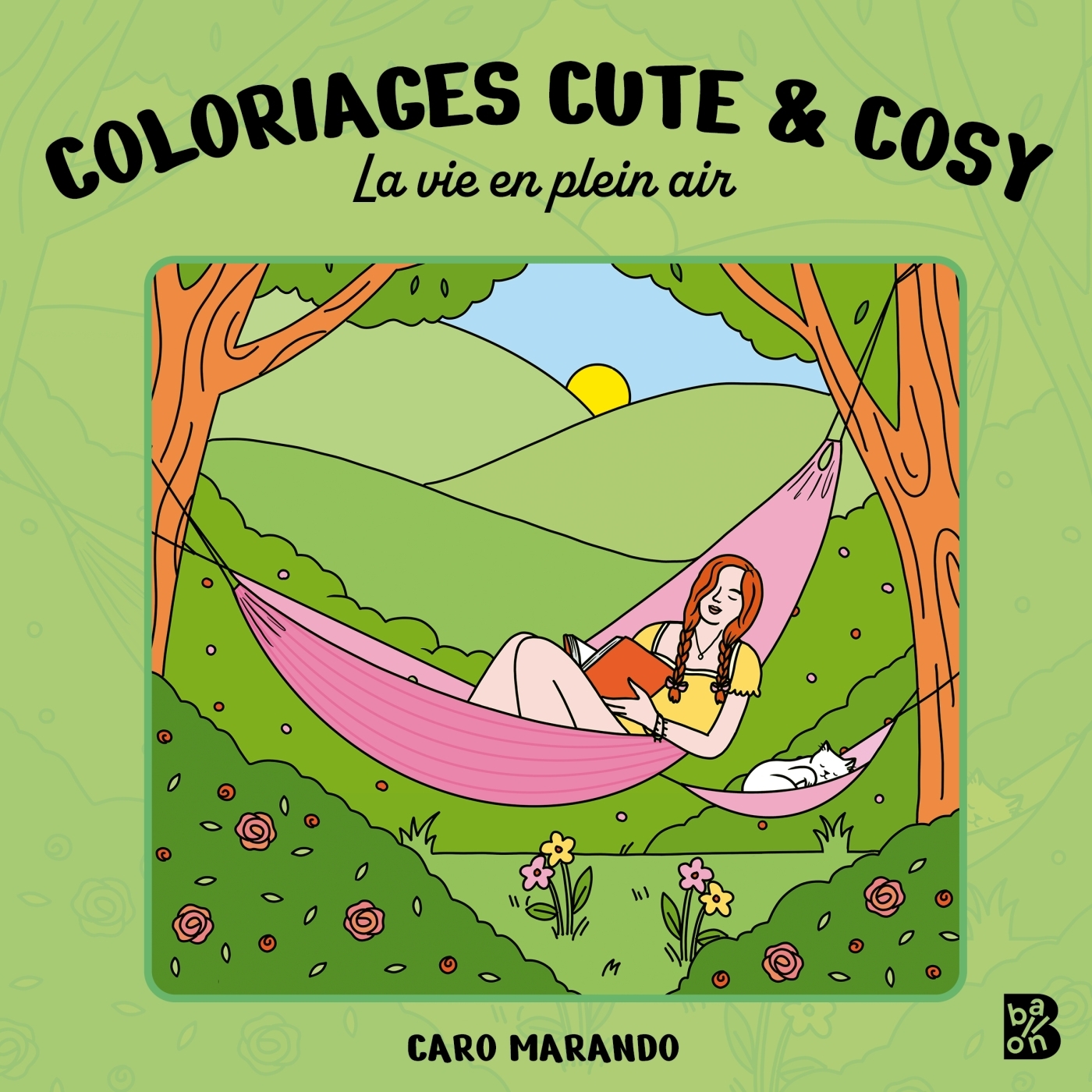 Coloriages cute & cosy - La vie en plein air -  - BALLON