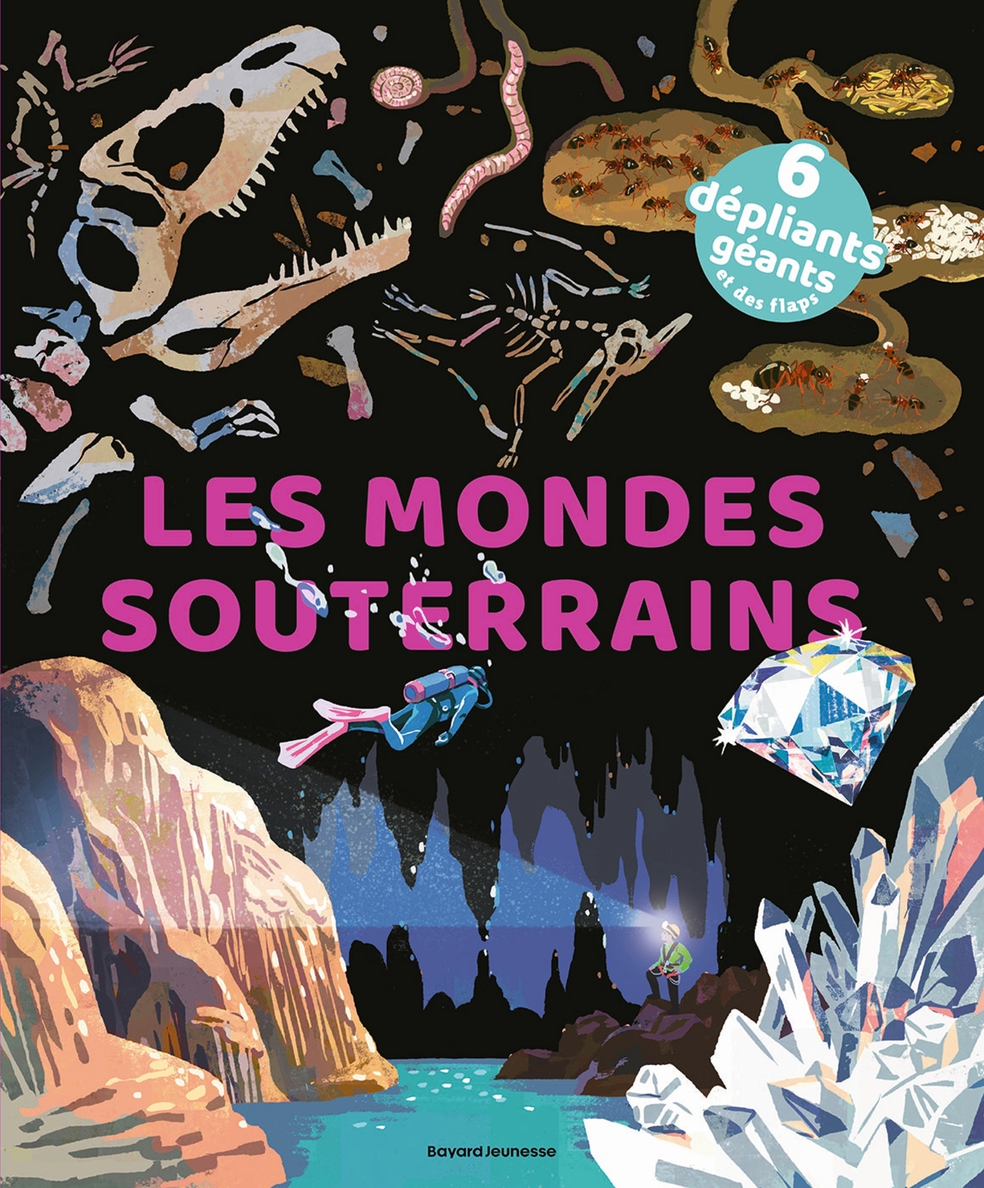 Les mondes souterrains - Emmanuelle Figueras - BAYARD JEUNESSE