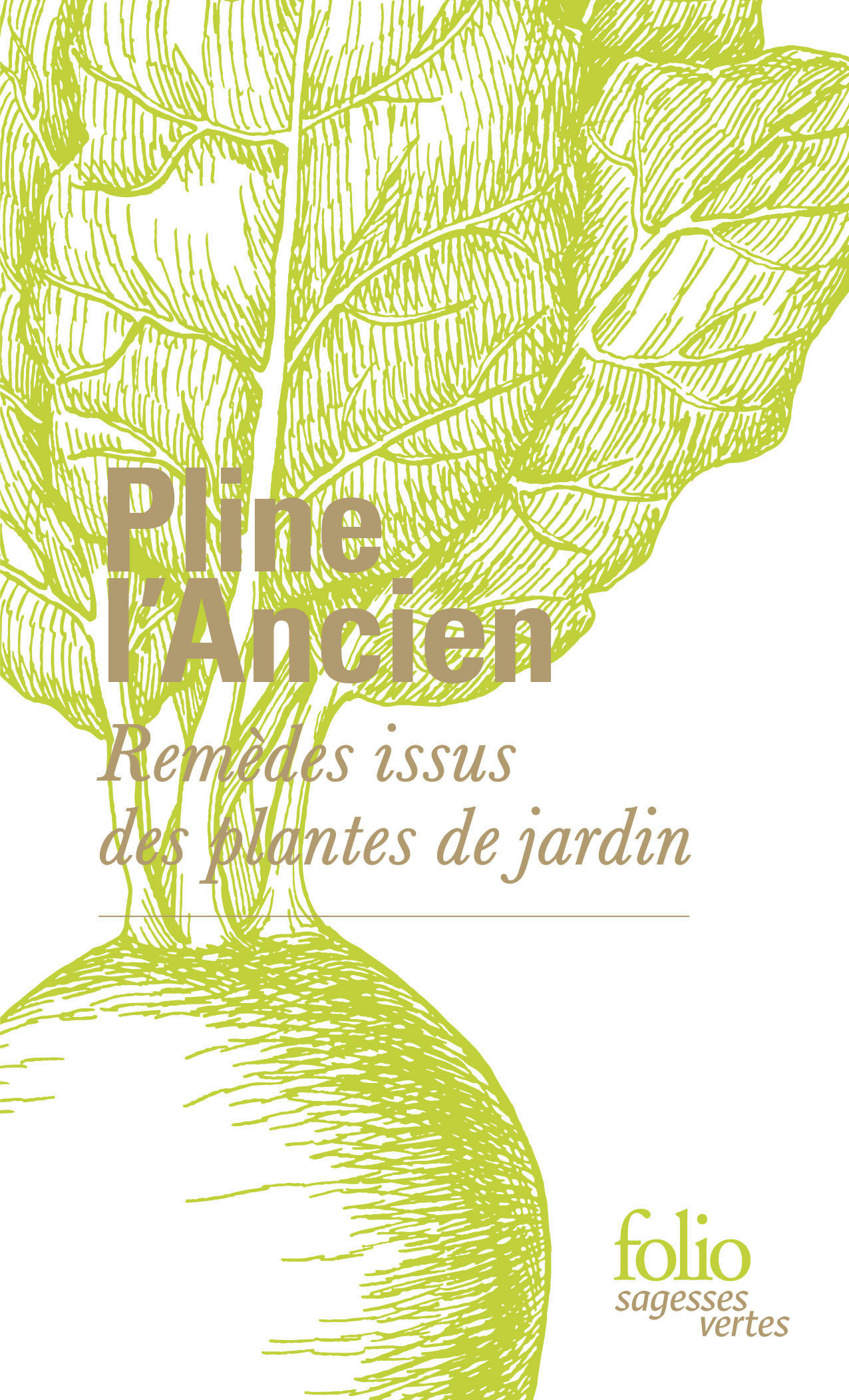 Remèdes issus des plantes de jardin -  Pline l'Ancien - FOLIO