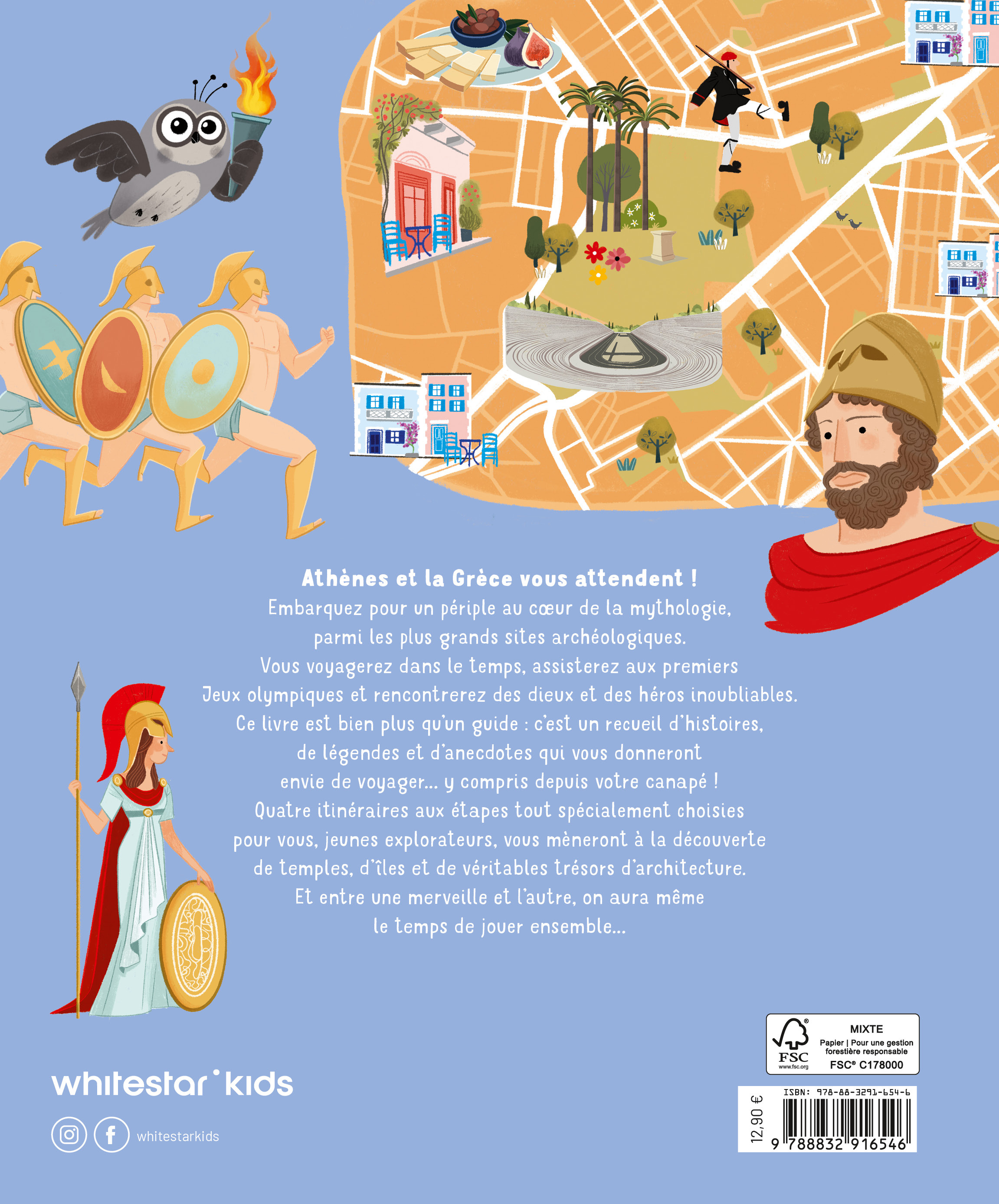 Jeunes explorateurs à la découverte de Athènes - Laura Re - WHITE STAR KIDS