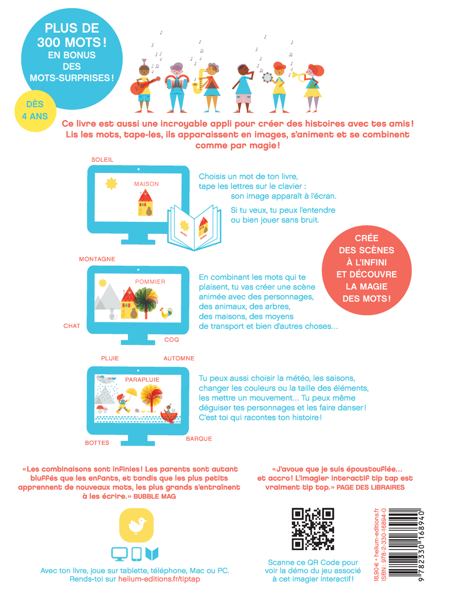 Maxi Tip Tap, mon grand imagier interactif - Louis Rigaud, Anouck Boisrobert - HELIUM