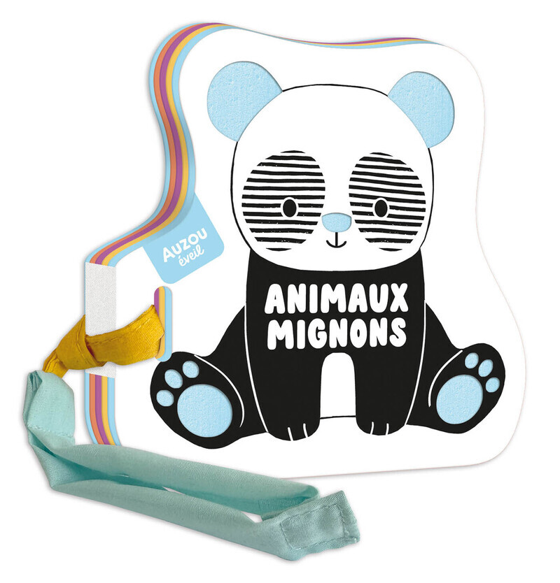 Mon premier livre poussette en noir et blanc - Animaux mignons -  - AUZOU