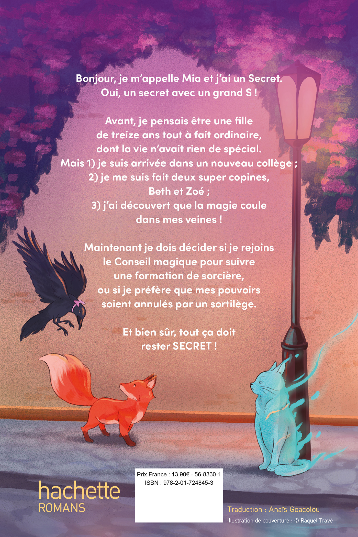 Ma vie (secrète) de sorcière - tome 1 - La magie de la lune -  PATRICIA GARCÍA-ROJO, Patricia García-Rojo - HACHETTE ROMANS