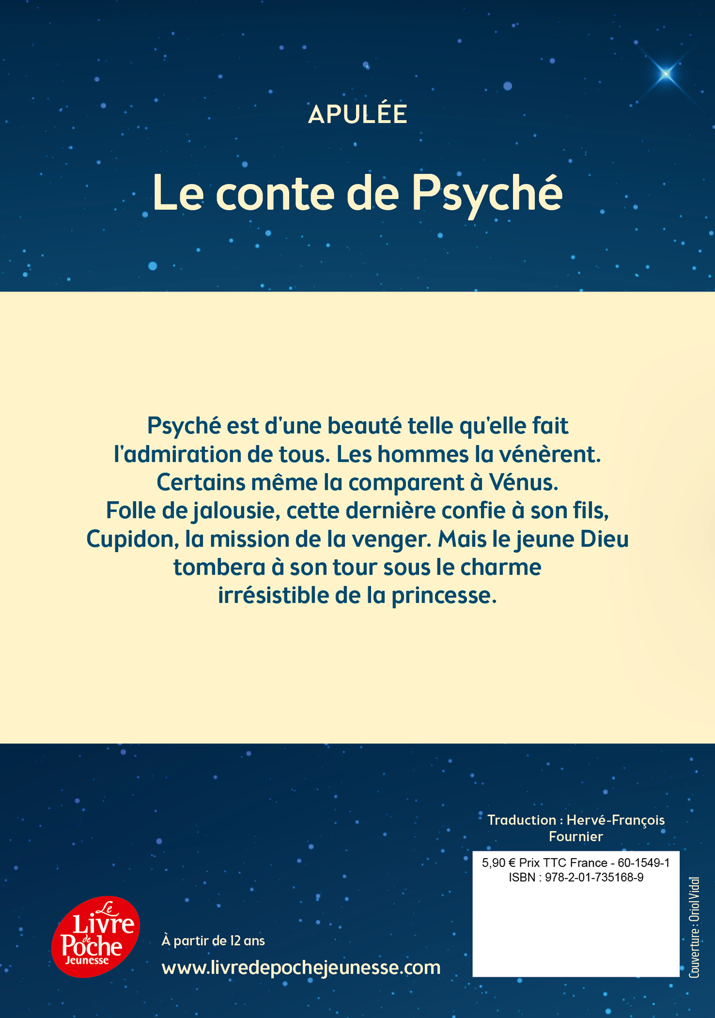 Le conte de Psyché -  Apulee - POCHE JEUNESSE