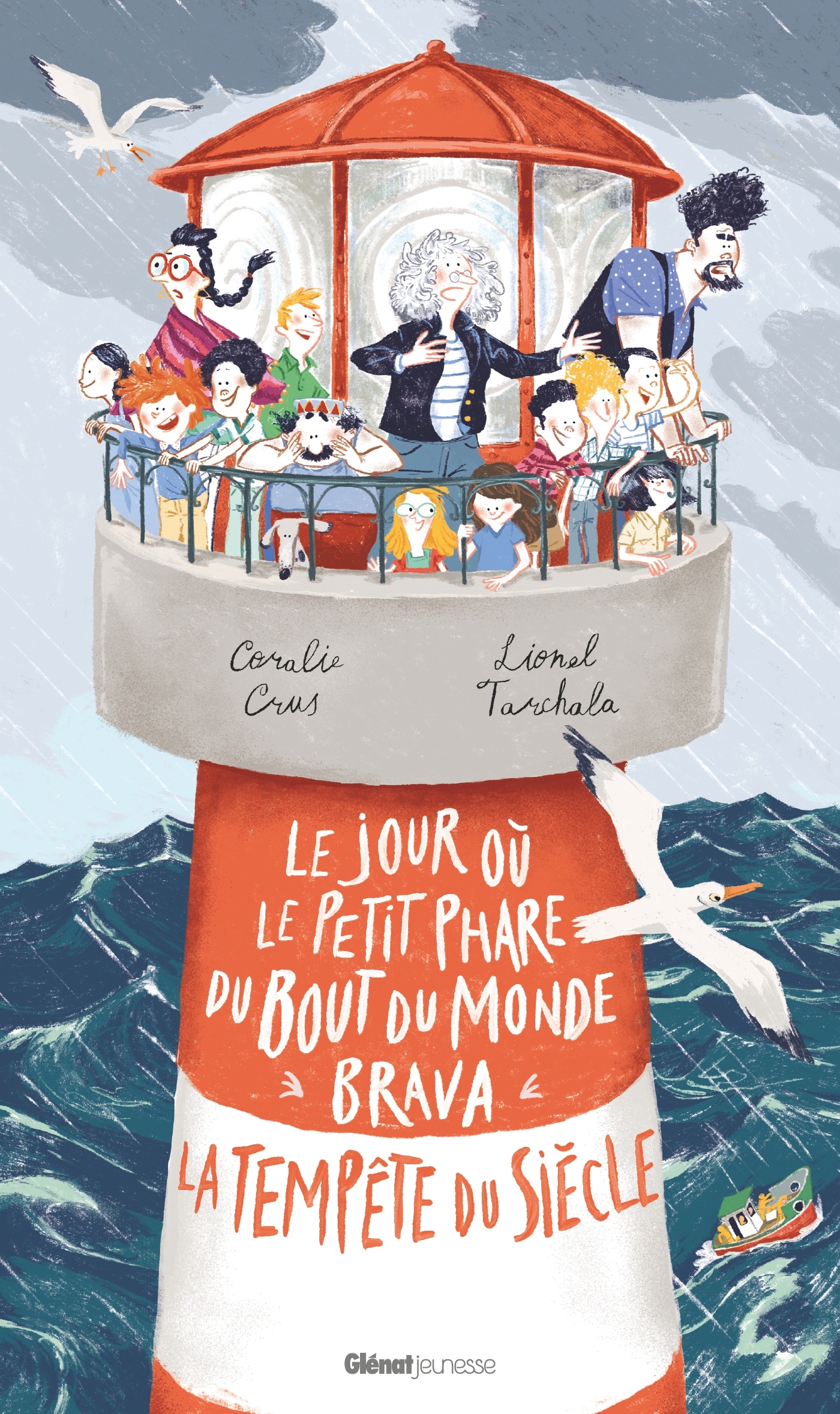 Le jour où le petit phare du bout du monde brava la tempête du siècle - Coralie CRUS - GLENAT JEUNESSE