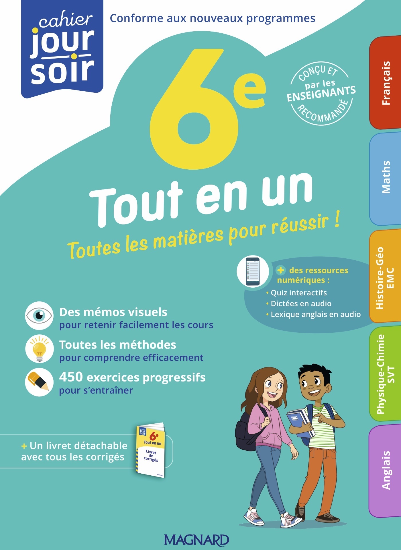Tout en un 6e - Jean-Dominique Picchiottino, Florence Randanne, Nadine Daboval, Marion Leruste, Coline Segonne, Hélène Vincent-Schneider - MAGNARD