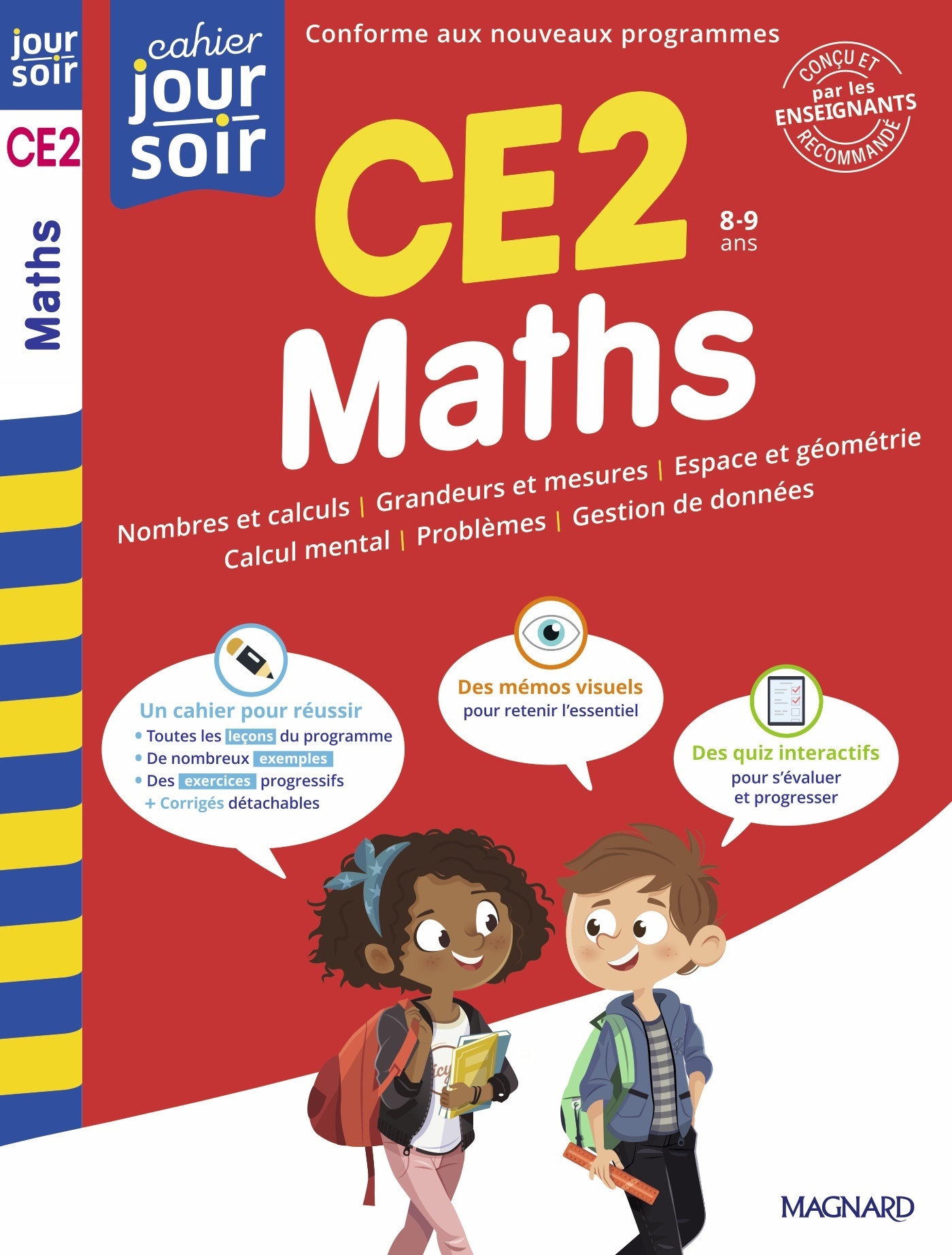 Maths CE2 - Cahier Jour Soir - Bernard Semenadisse, Maguy Cazalot - MAGNARD