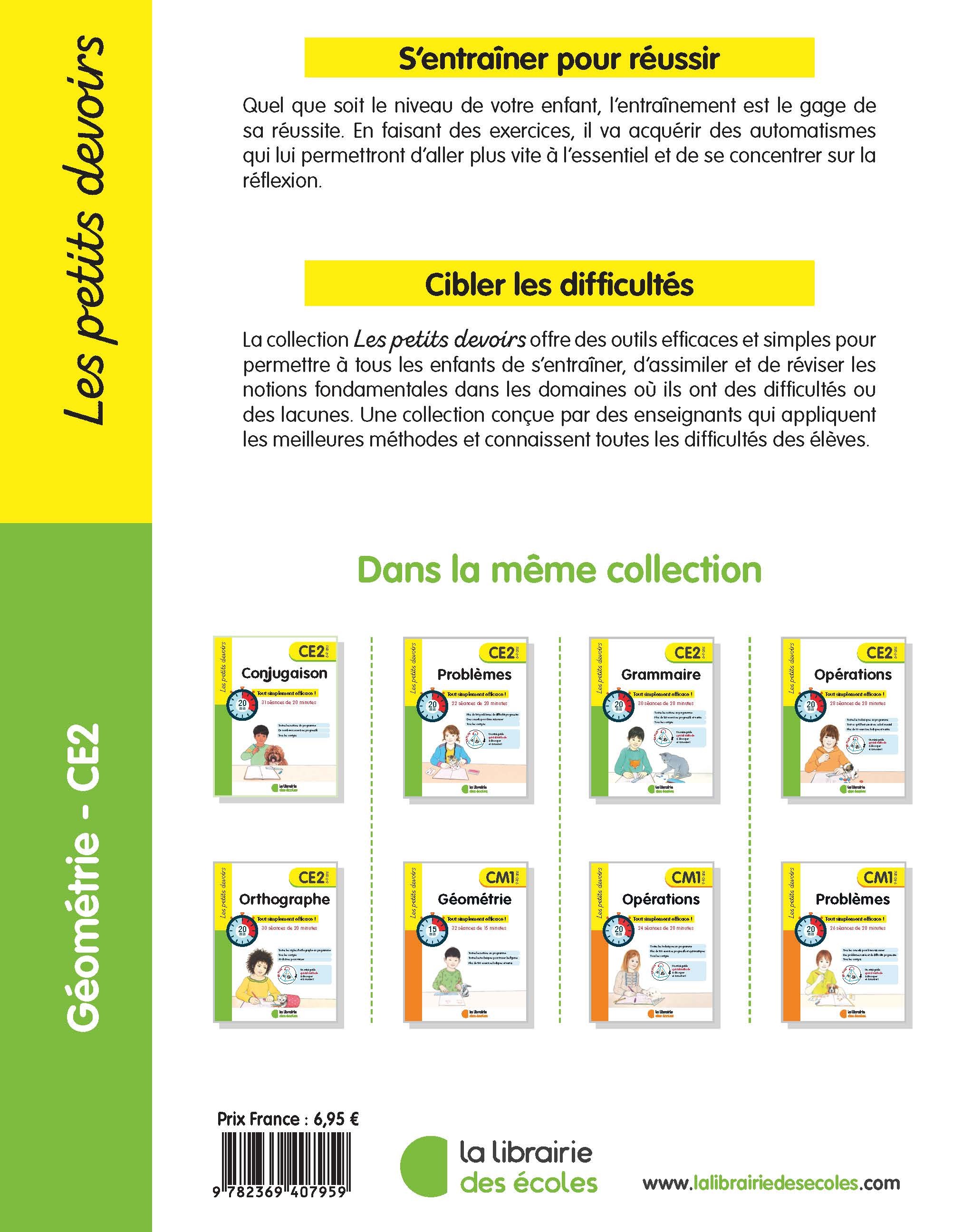 Les petits devoirs - Géométrie CE2 - Agnès Durande-Ayme - LIB DES ECOLES