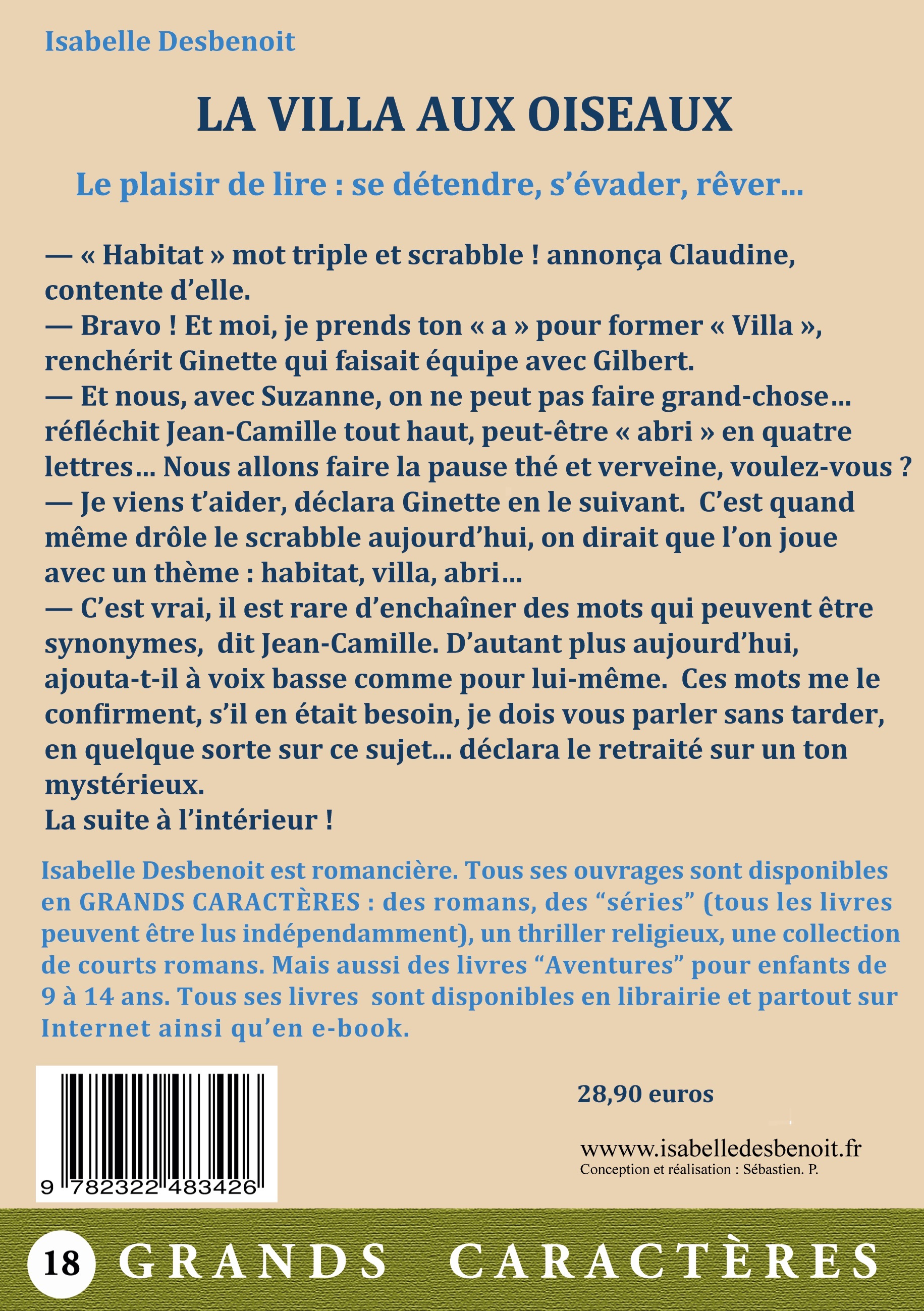 La Villa aux Oiseaux - ISABELLE DESBENOIT - BOOKS ON DEMAND