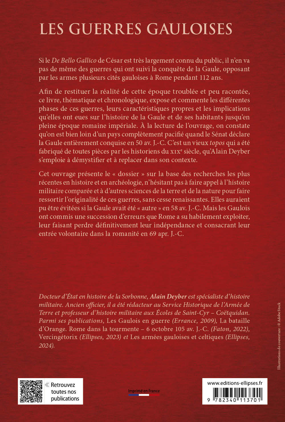 Les Guerres gauloises - Alain Deyber, Maxime Emion - ELLIPSES
