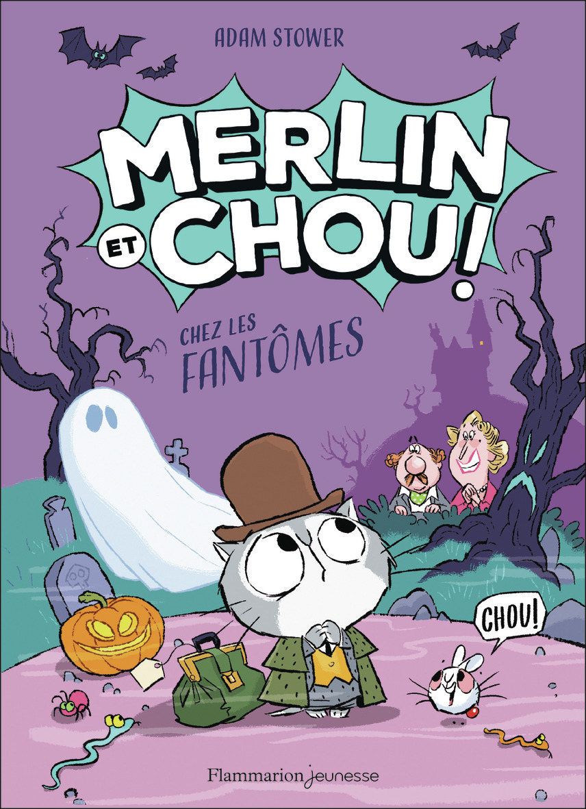 Merlin et Chou chez les fantômes - Adam Stower - FLAM JEUNESSE