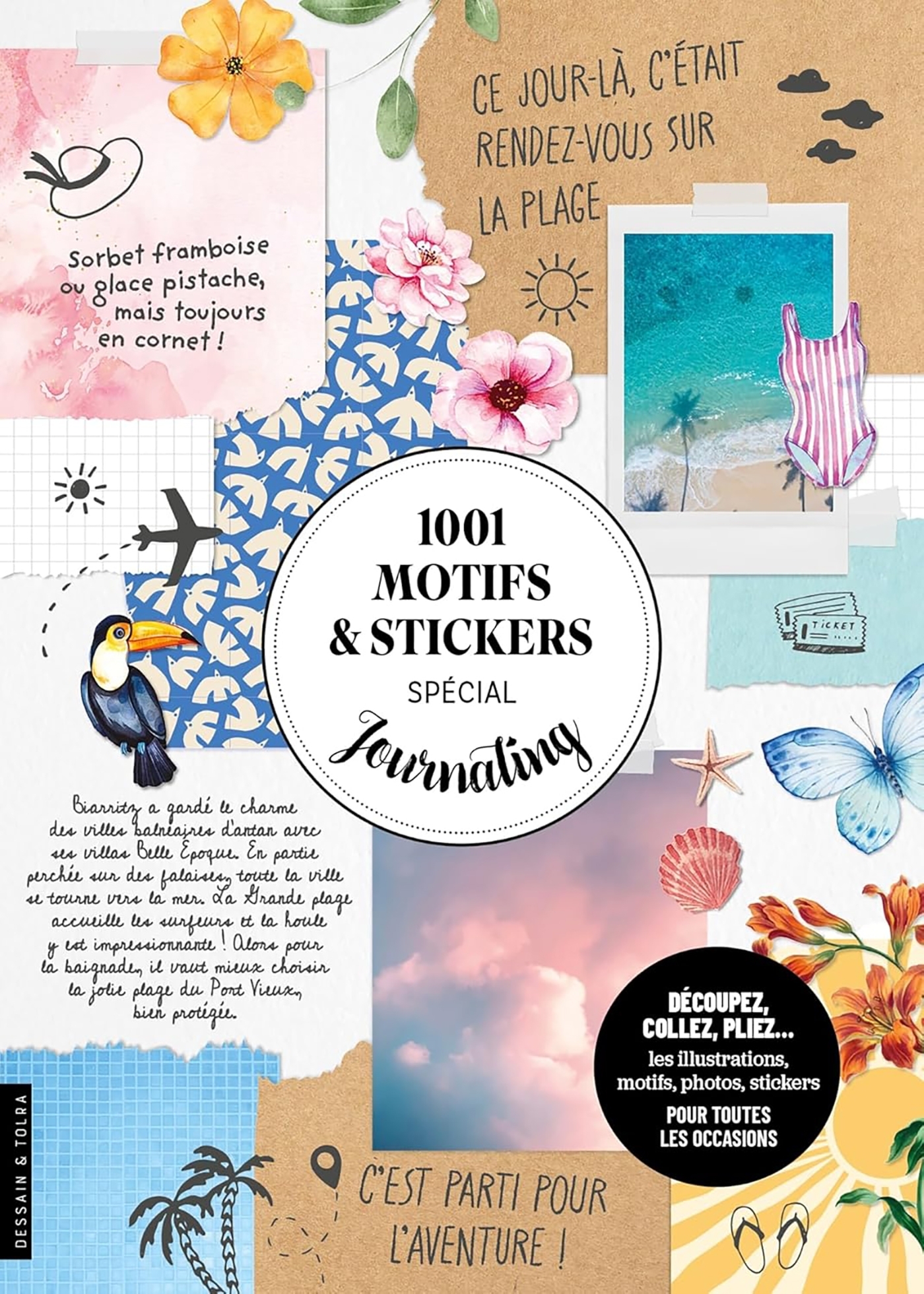 1001 motifs et stickers spécial journaling -  - DESSAIN TOLRA