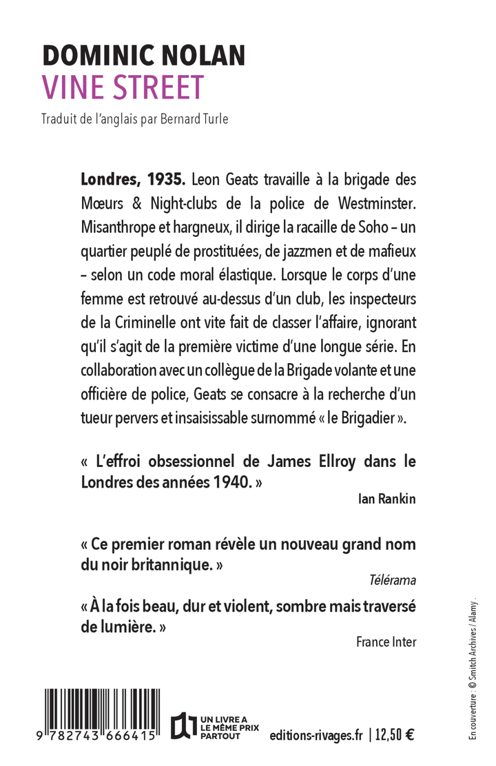 Vine Street - Dominic Nolan - RIVAGES