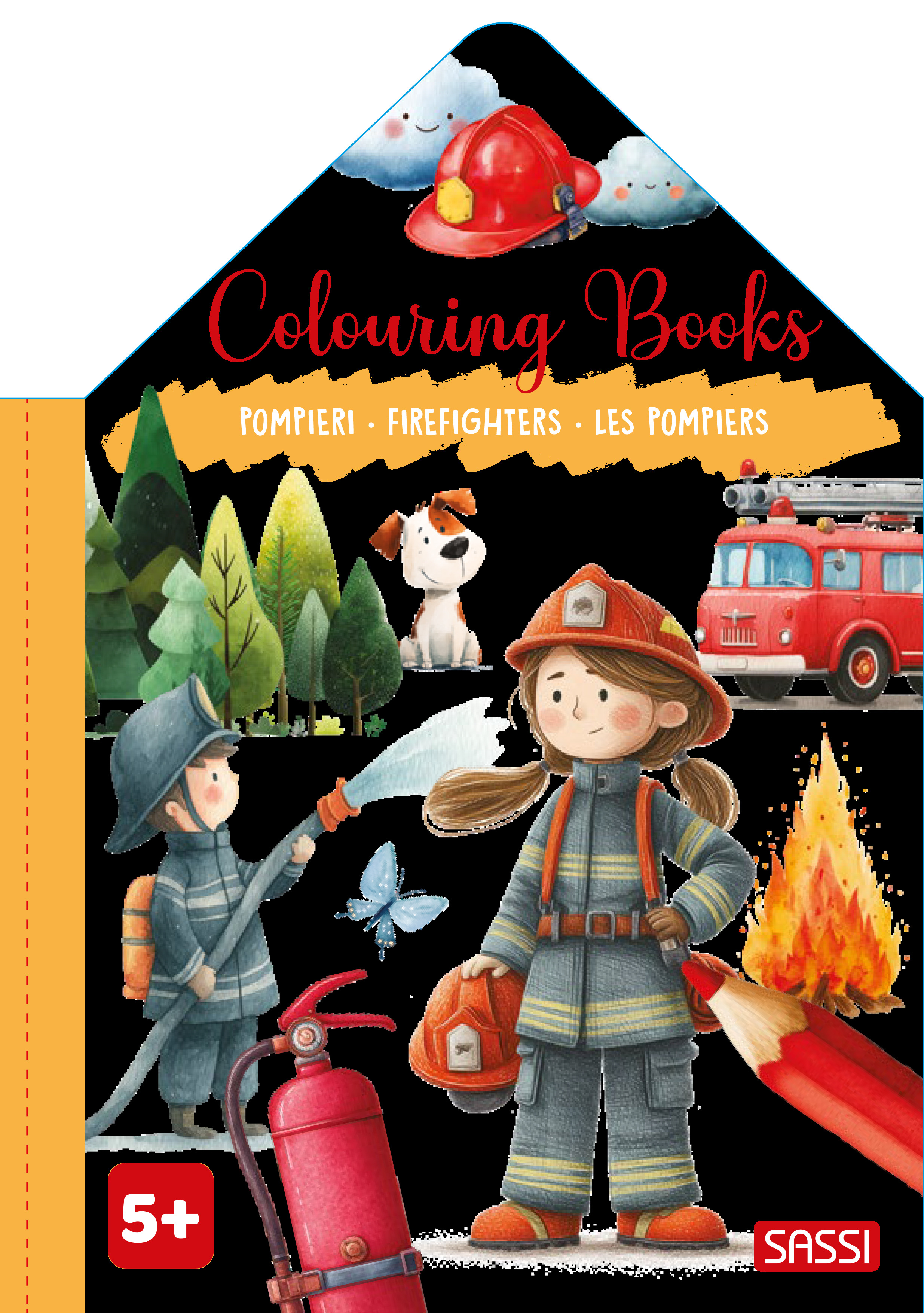 Colouring books - Les pompiers  - Giulia Meneguzzo - SASSI