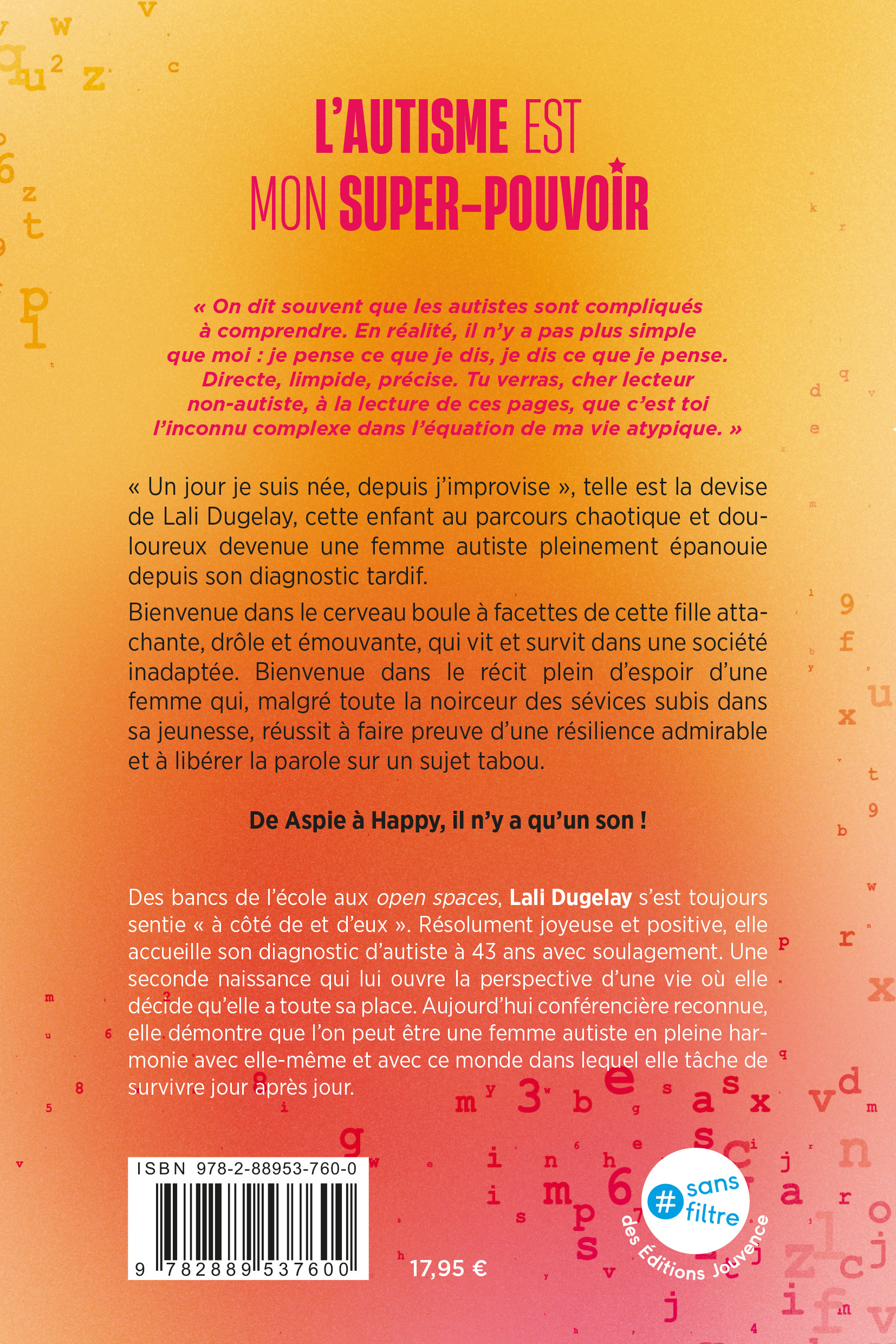 L’autisme est mon super-pouvoir - Lali Dugelay, Sophie Cluzel - JOUVENCE