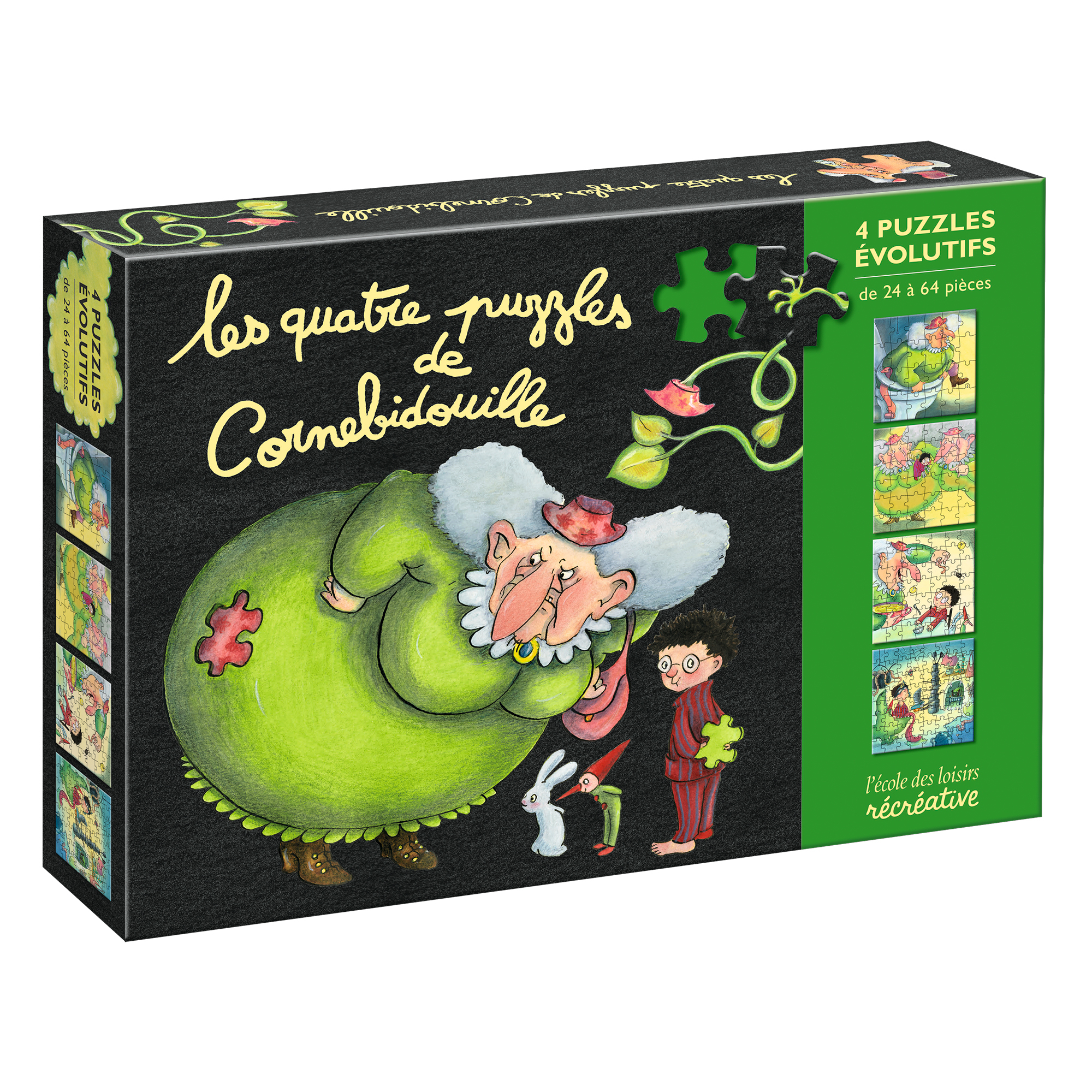 Les quatre puzzles évolutifs de Cornebidouille - Pierre Bertrand - EDL