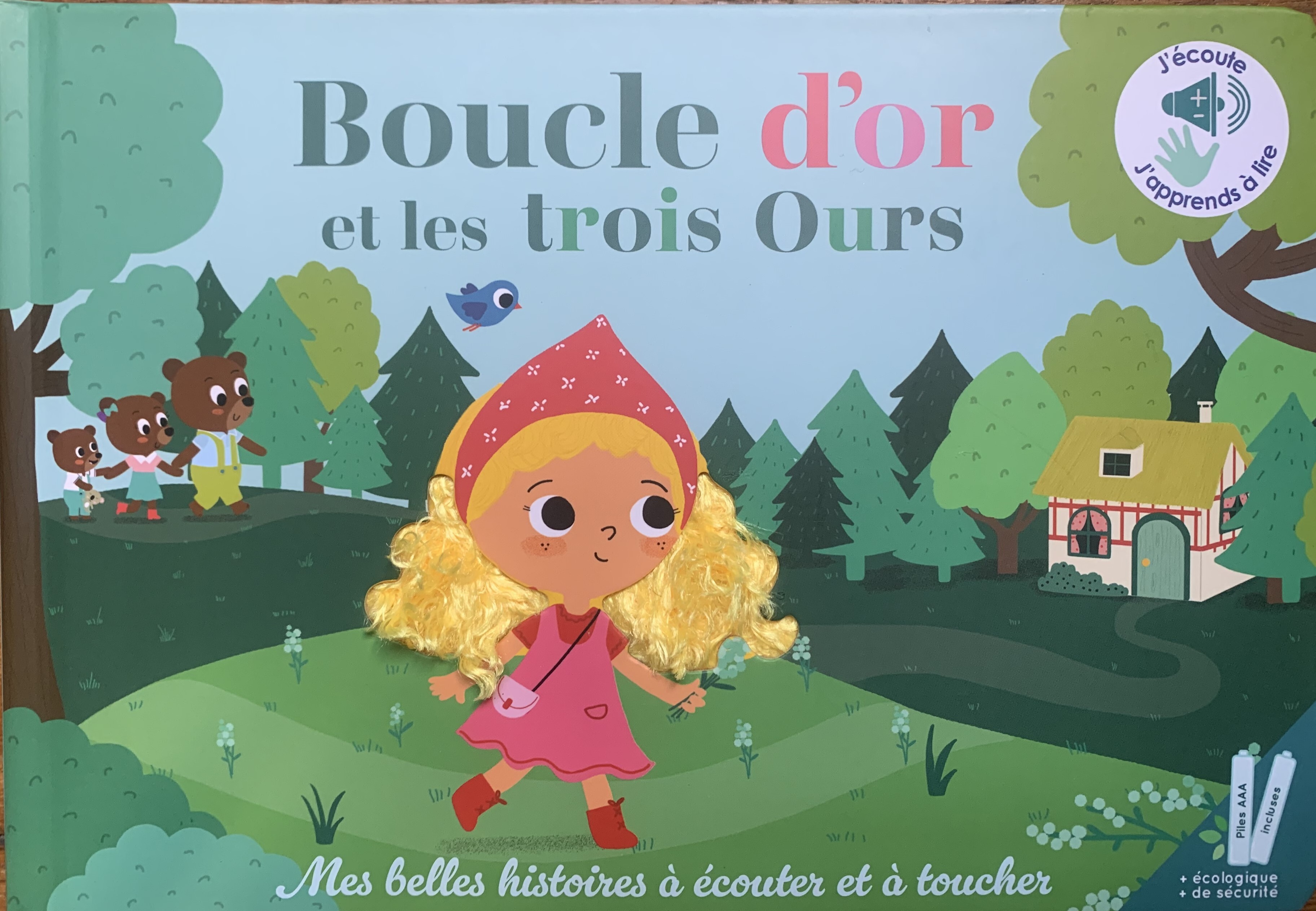 Boucle d'or et les trois ours - Mes belles histoires à écouter et à toucher -  - THOMAS JEUNESSE