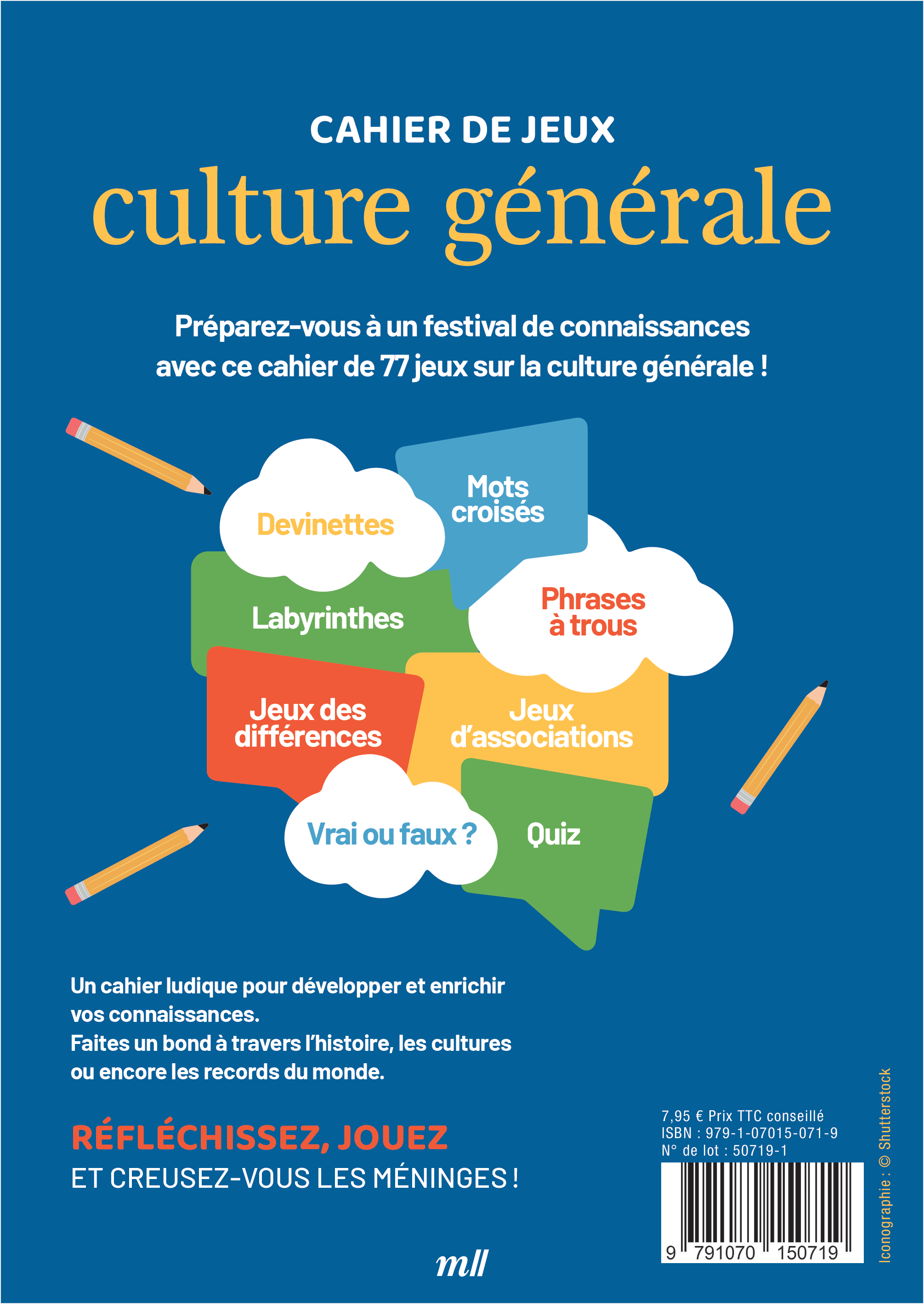 Cahier de jeux - Culture Générale -  Collectif - MERCILESLIVRES