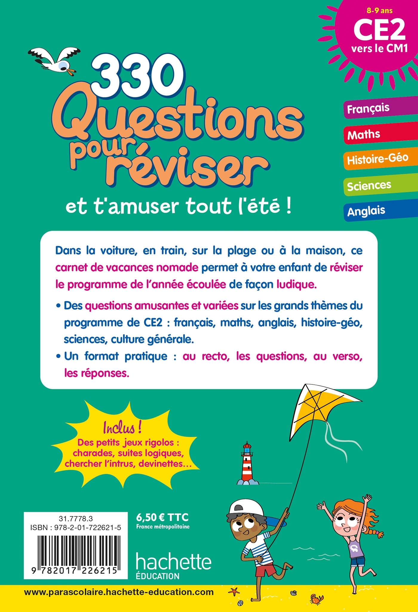 Questions pour réviser - Du CE2 au CM1 - Cahier de vacances 2026 - Michele Lecreux, Clémence Roux de Luze, Sandra Lebrun, Loïc Audrain - HACHETTE EDUC