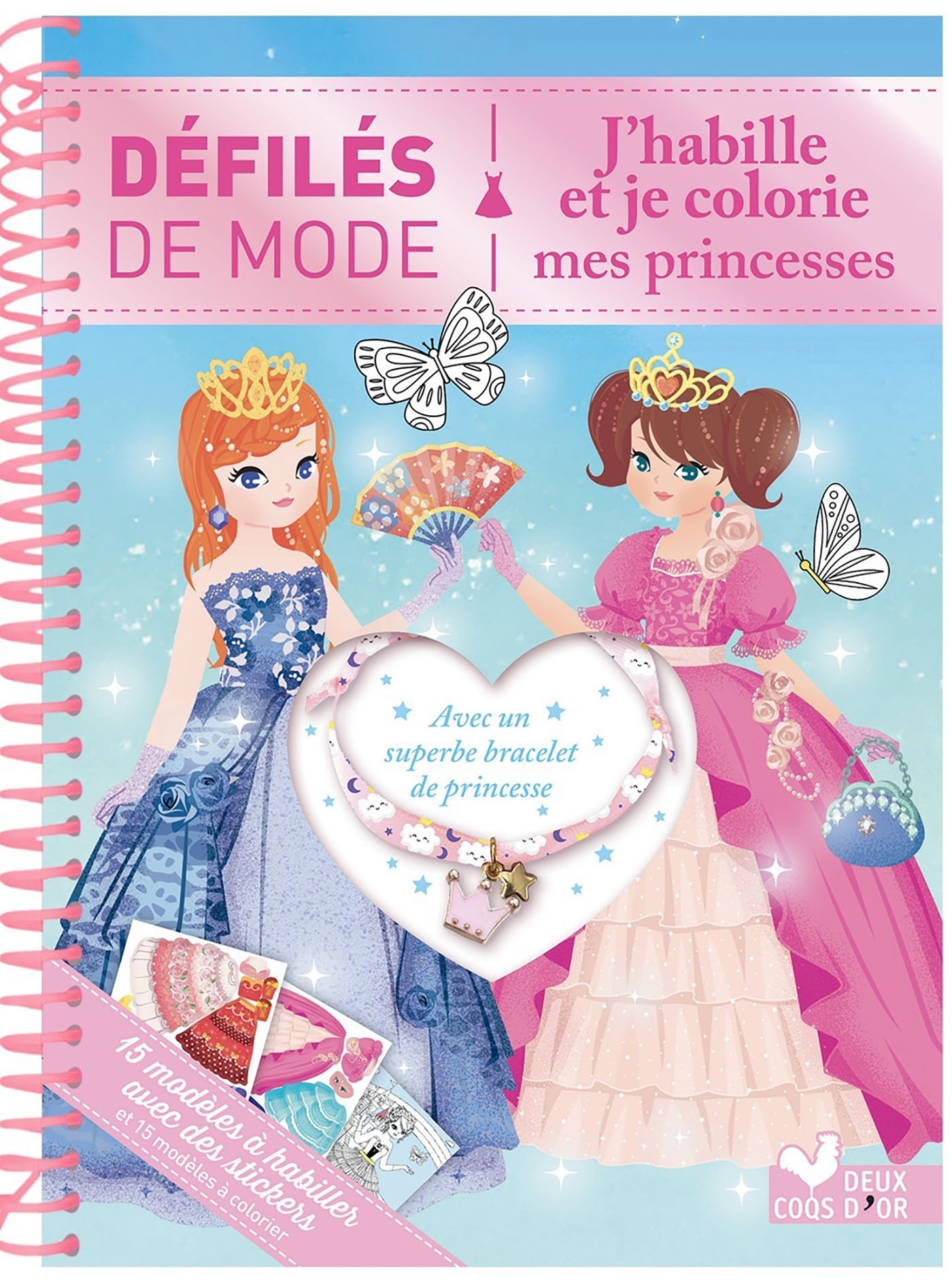 Défilés de mode - J'habille et je colorie mes princesses -  - DEUX COQS D OR