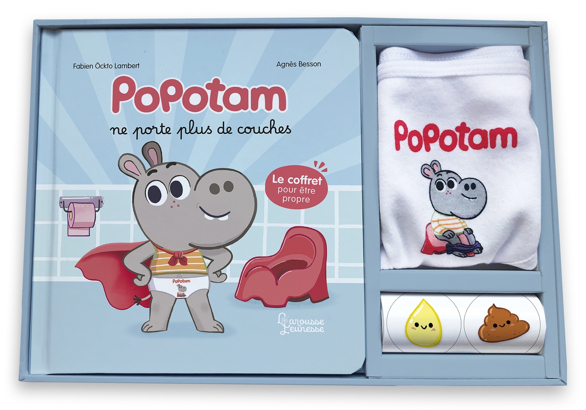 Popotam Le coffret pour être propre - Agnès Besson - LAROUSSE