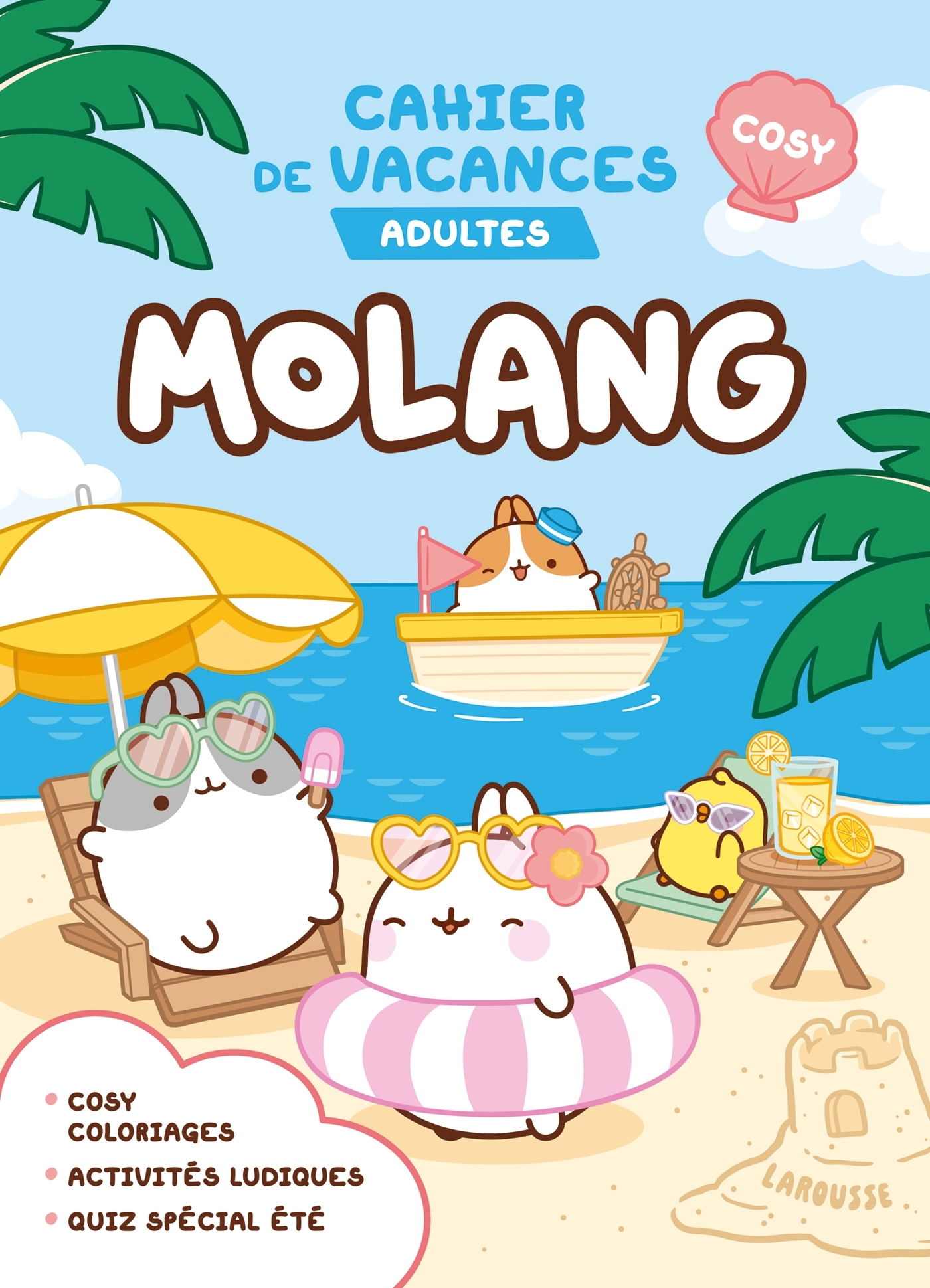 Cahier de vacances adultes - Cosy Molang -  - LAROUSSE