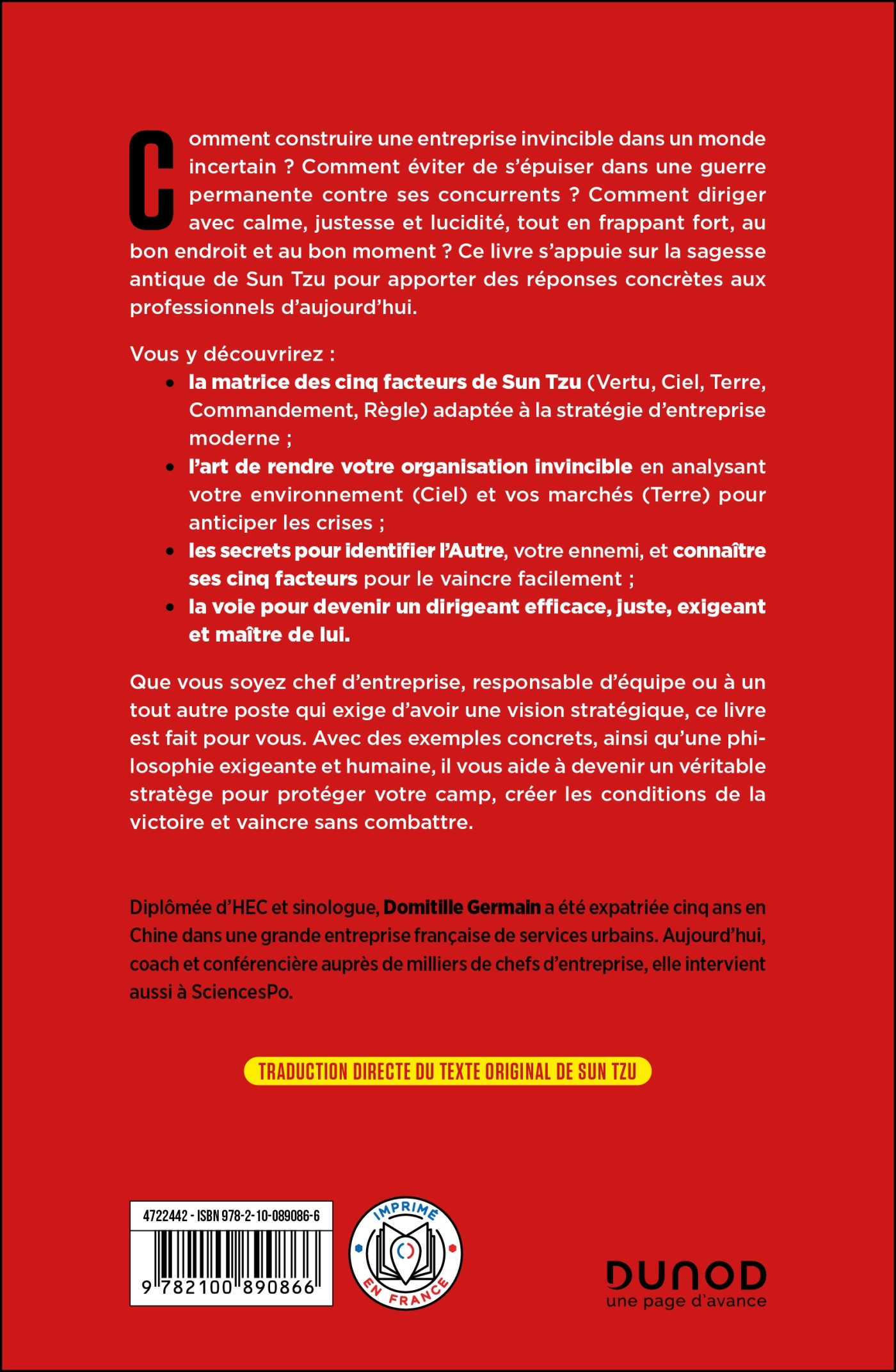 Sun Tzu - Domitille Germain - DUNOD