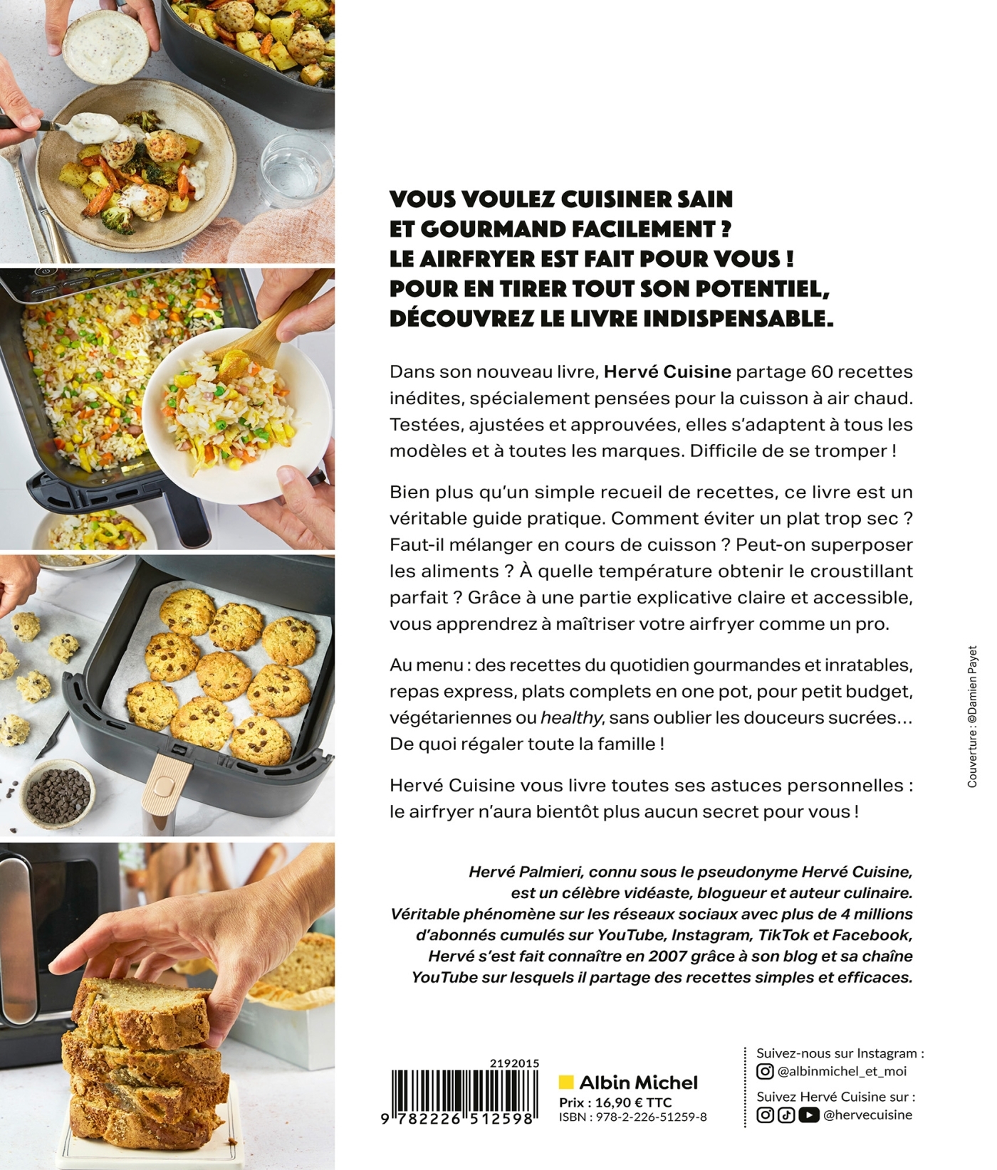 Air fryer au quotidien - Cuisine Hervé, Hervé Cuisine - ALBIN MICHEL