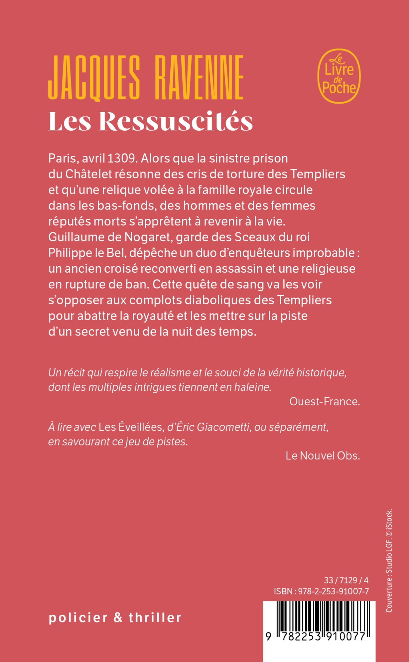Les Ressuscités - Jacques Ravenne - LGF