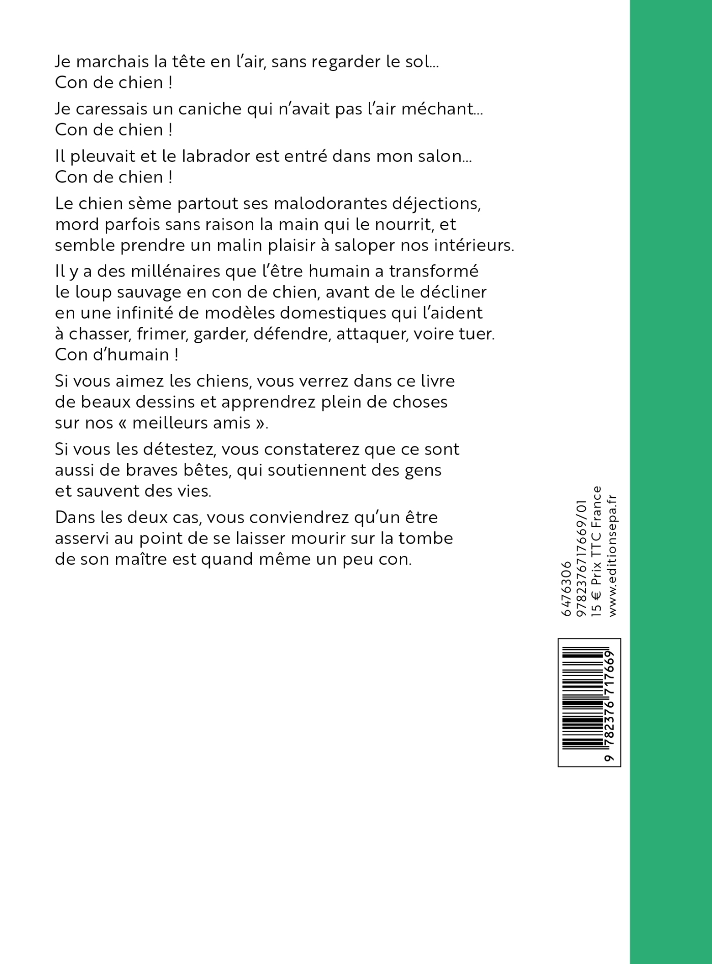 Con de chien - Bernard-Pierre Molin - EPA